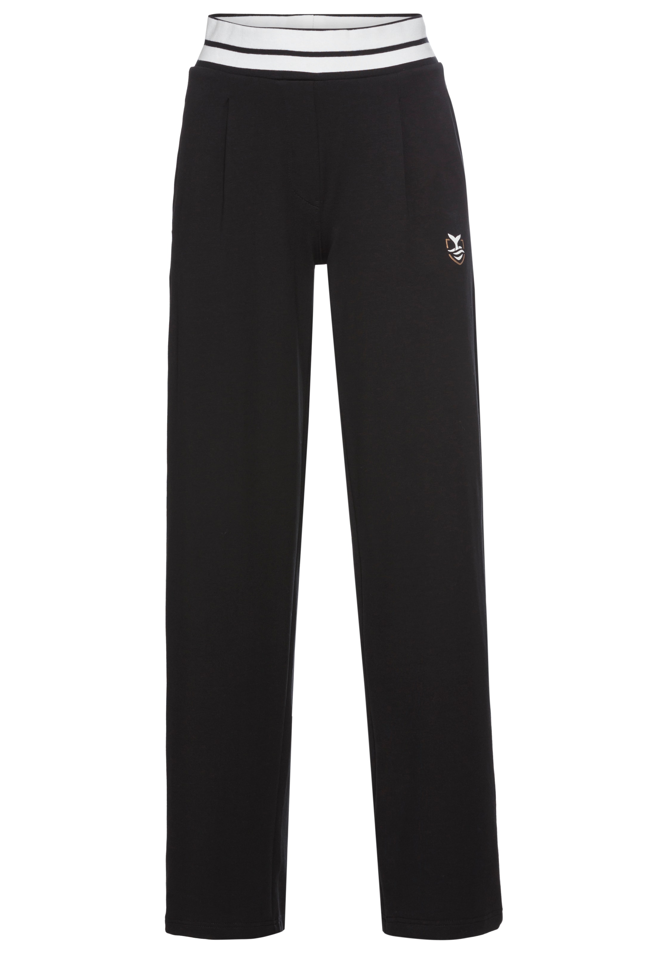 DELMAO Jerseyhose, mit Kontrastbund - NEUE KOLLEKTION