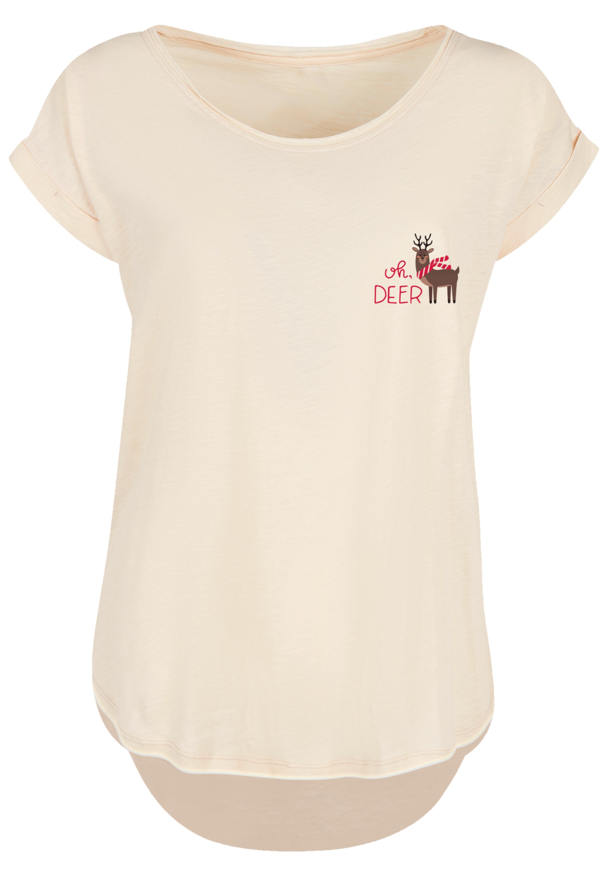 F4NT4STIC T-Shirt »Christmas Deer«, Premium Qualität, Rock-Musik, Band