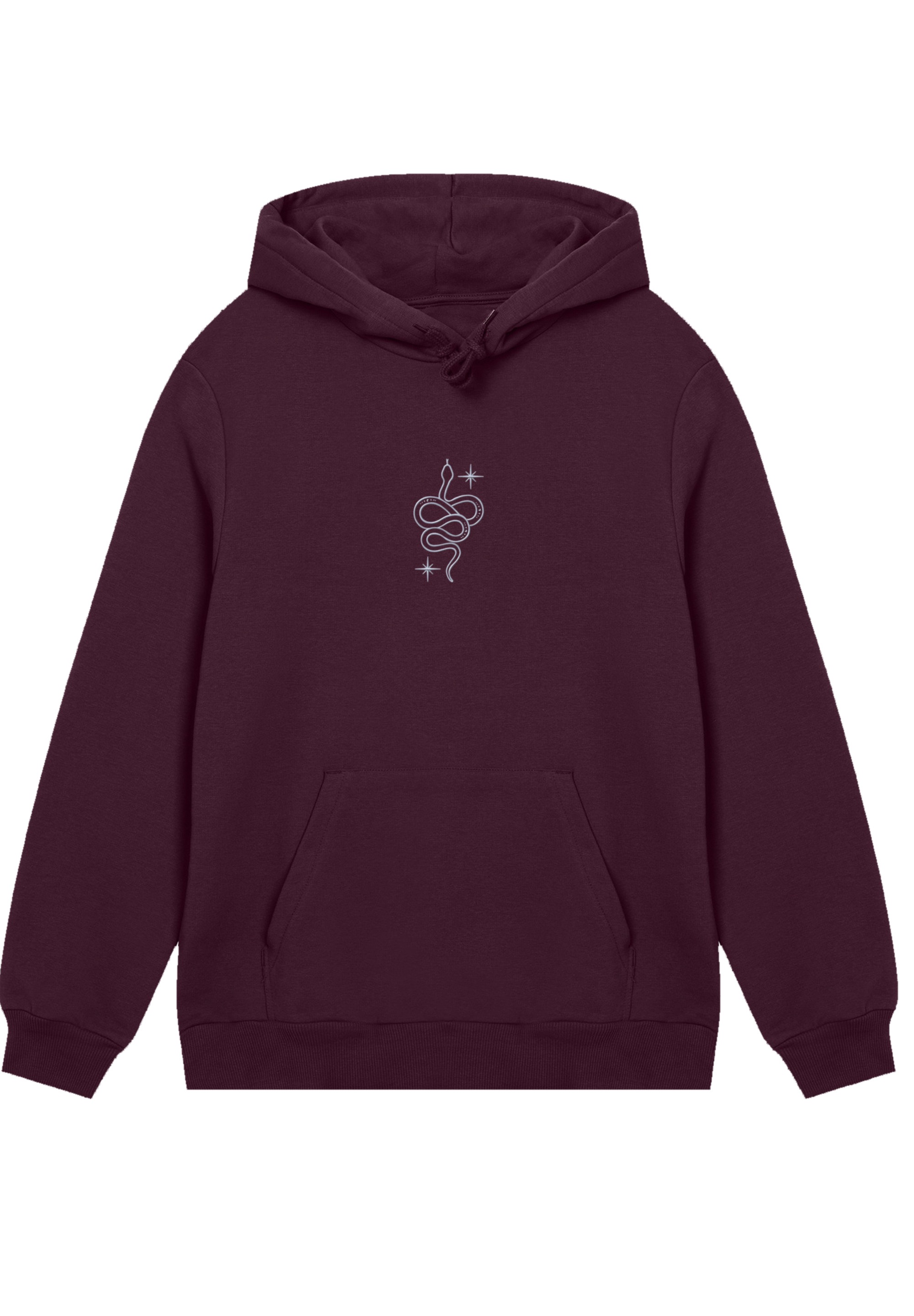 F4NT4STIC Kapuzenpullover »Mystical Snake Bestickt«, Premium Qualität