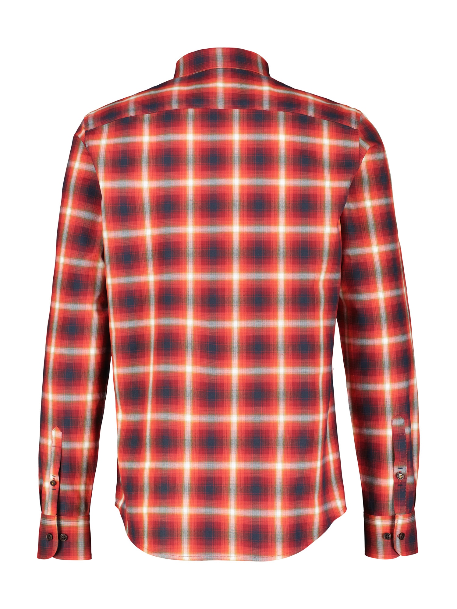 LERROS Karohemd »LERROS Langarmhemd, Fischgratstruktur, kariert«