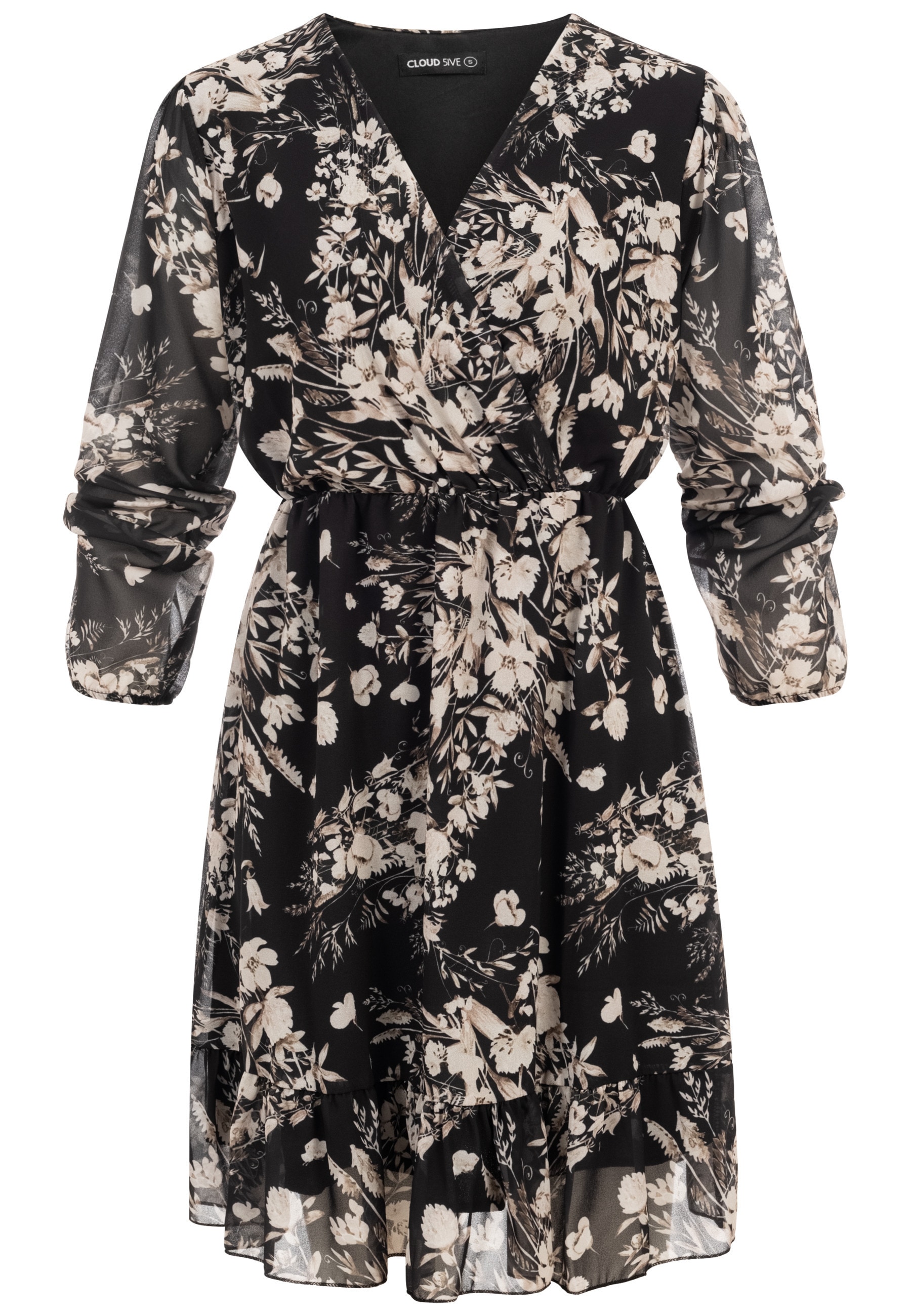 CLOUD 5IVE A-Linien-Kleid "CLOUD 5IVE Longsleeve Dress" 1 tlg.