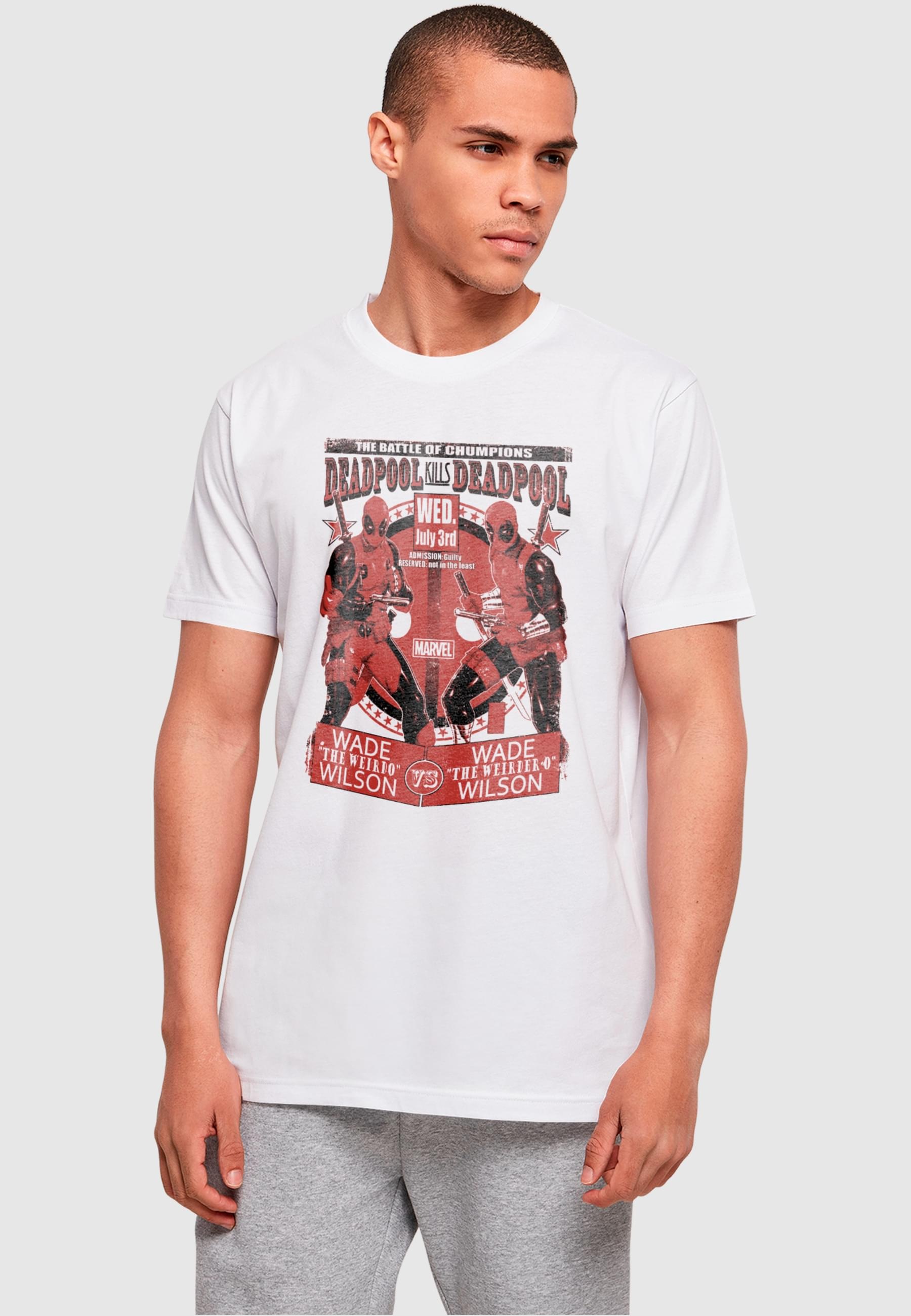 ABSOLUTE CULT T-Shirt »ABSOLUTE CULT Herren Deadpool - Deadpool Vs Deadpool T-Shirt«, (1 tlg.)