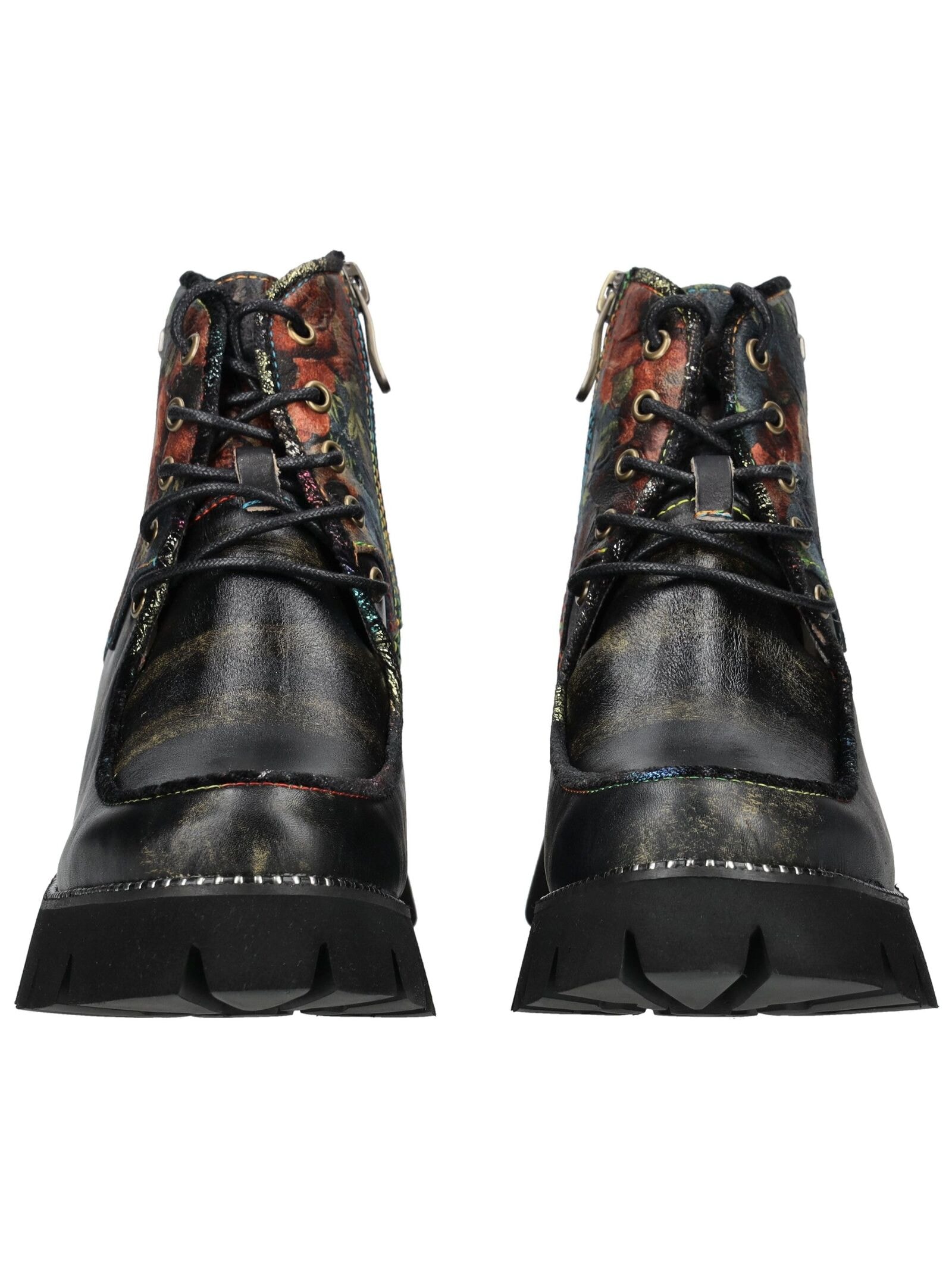 LAURA VITA Schnürstiefelette »LAURA VITA Stiefelette Leder/Textil«
