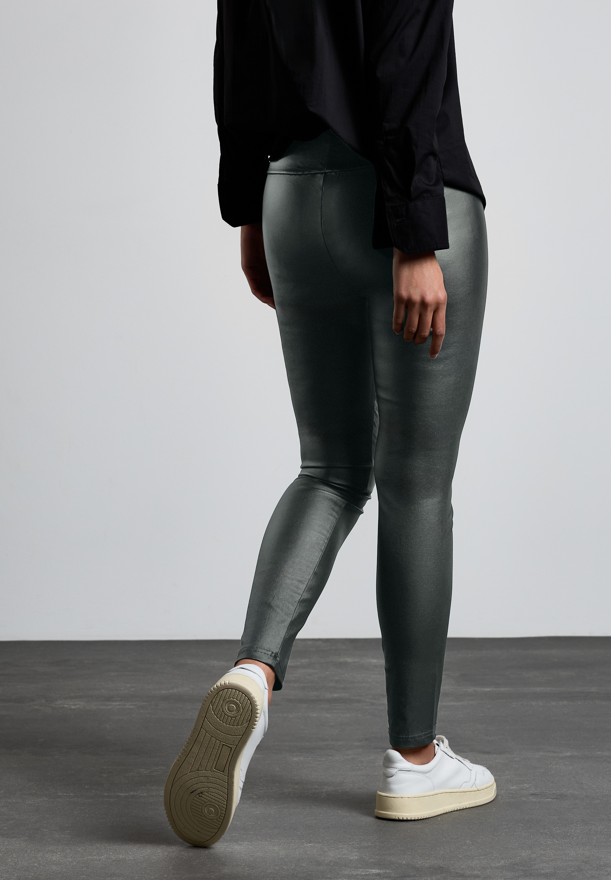 STREET ONE Leggings, in Lederoptik