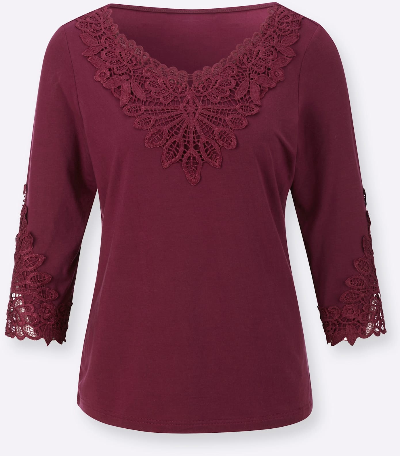 creation L Spitzenshirt »Lyocell-Shirt« 1