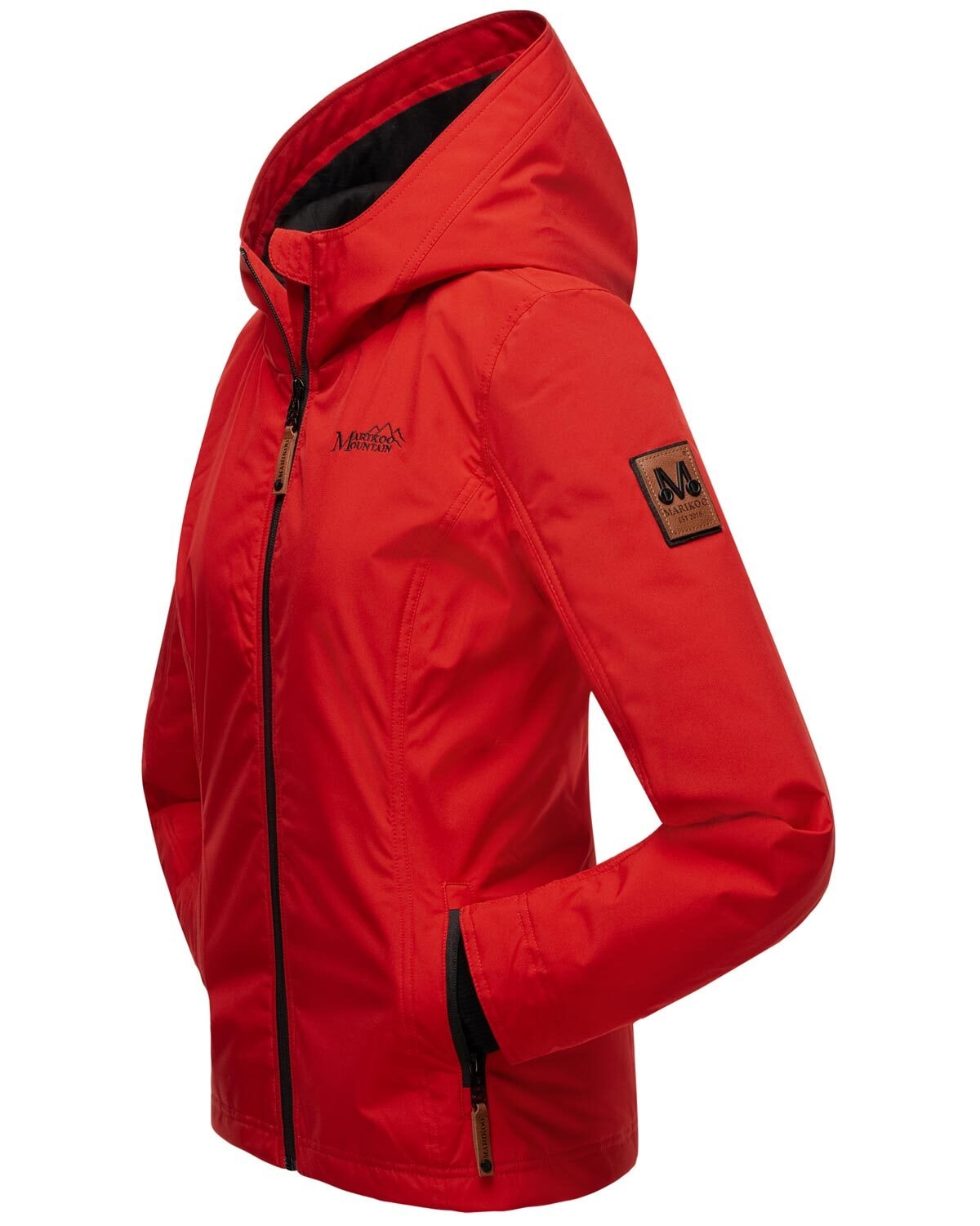 Marikoo Outdoorjacke »Brombeere«, sportliche Übergangsjacke mit Kapuze