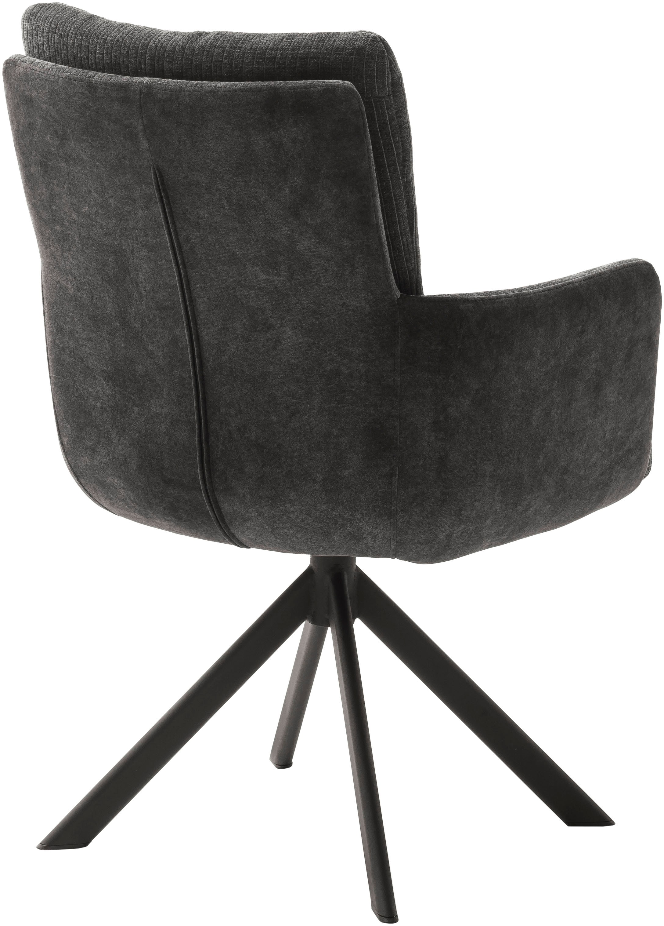 MCA furniture Esszimmerstuhl »MALIA«, (Set, 2 Stck), 360° drehbar, Taschenfederkern, Sitzhöhe ca. 49 cm