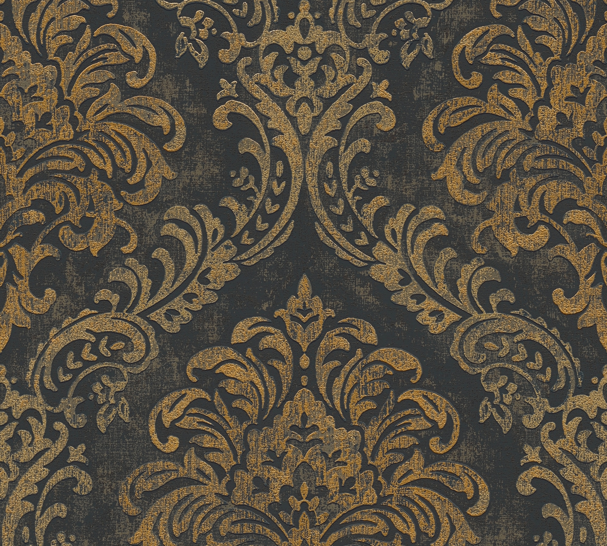 living walls "Metropolitan Stories. Travel Styles. Ornament-Tapete" Metall-Effekte gemustert metallic strukturiert Tapete Klassisch Elegant Barock Vintage-Optik Shabby Chic Tapeten Flur