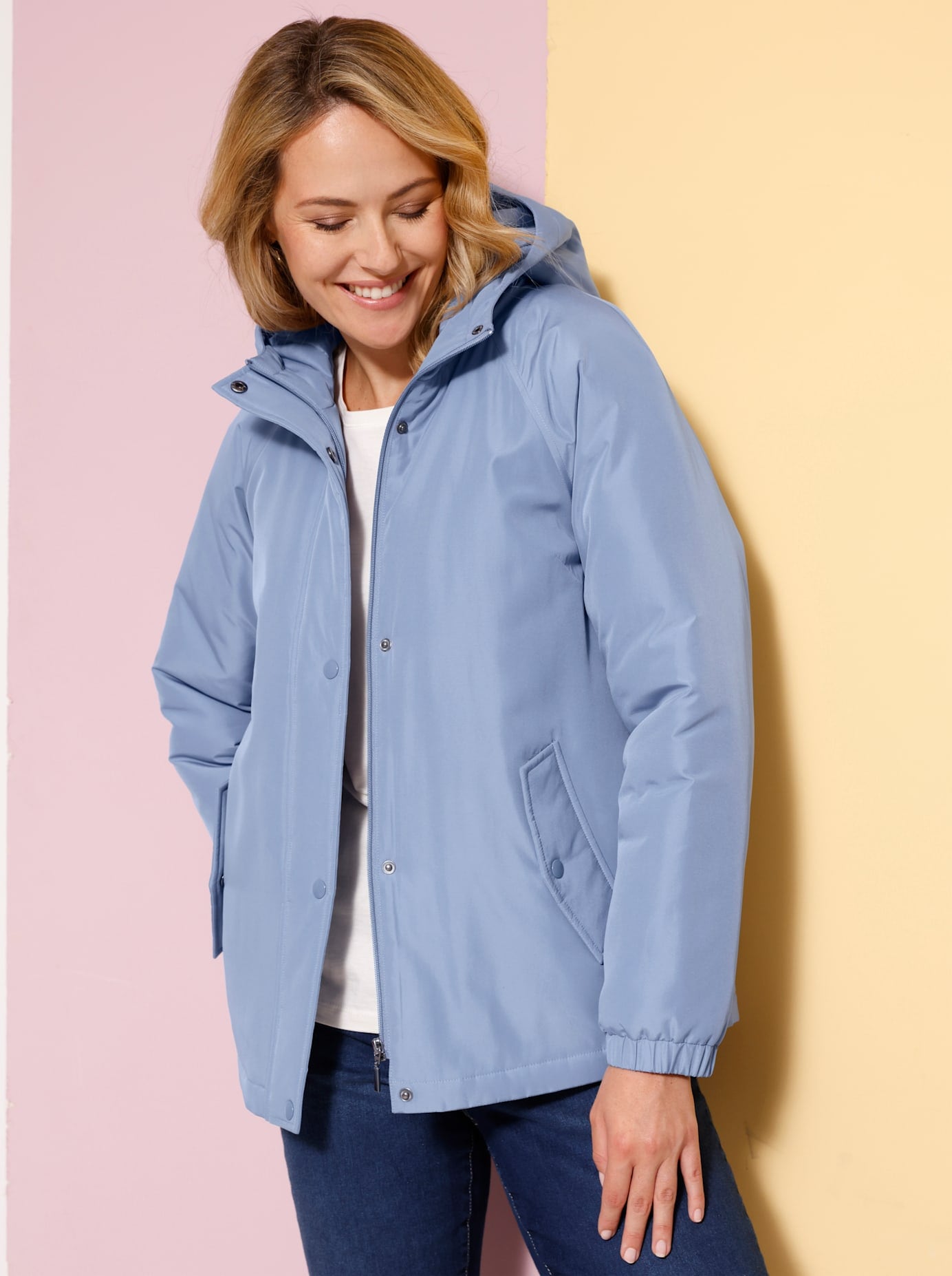 Classic Basics Langjacke, mit Kapuze günstig online kaufen