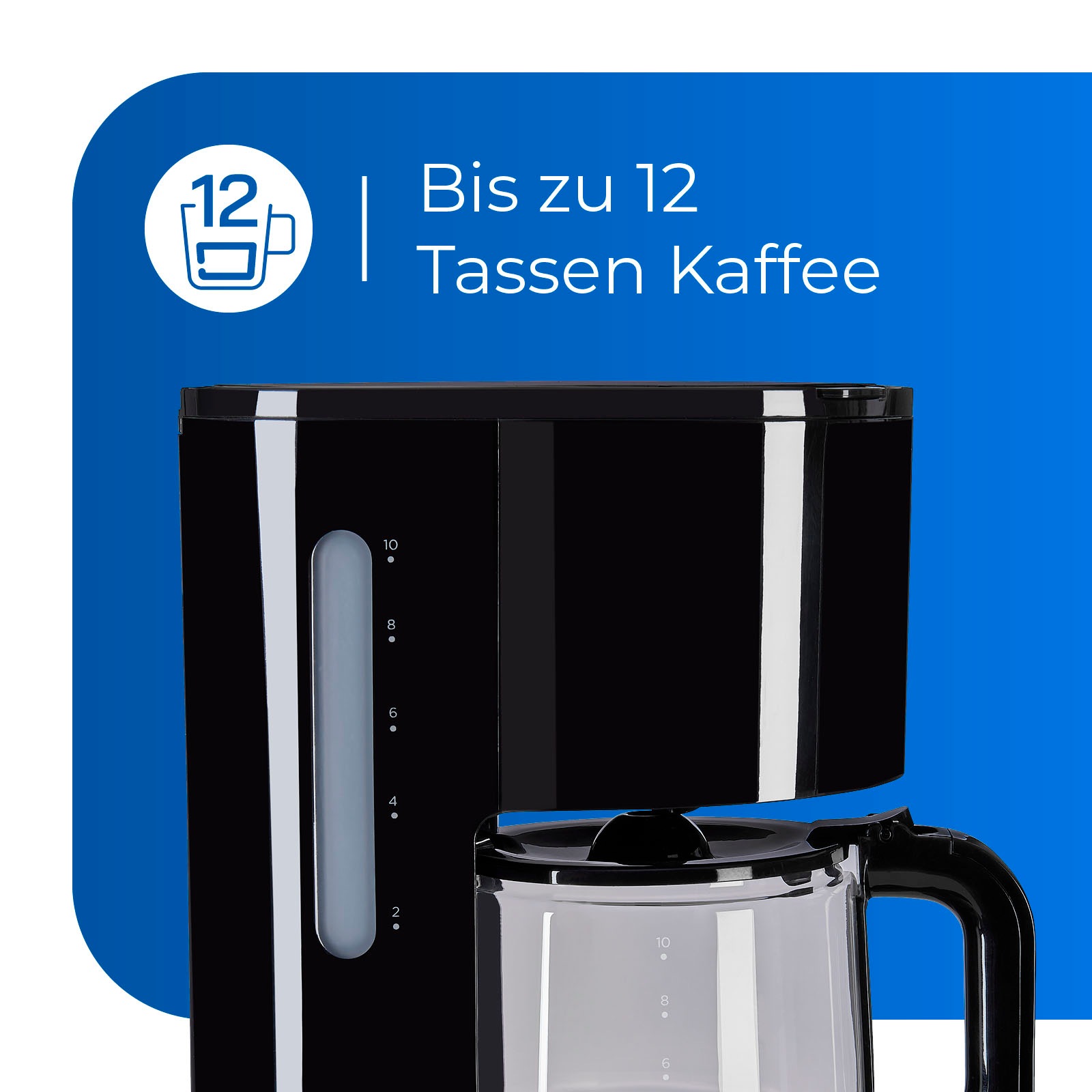 Thumbnail - exquisit Filterkaffeemaschine "KA 6103 swi" 1,25 l Kaffeekanne Papierfilter 1x4