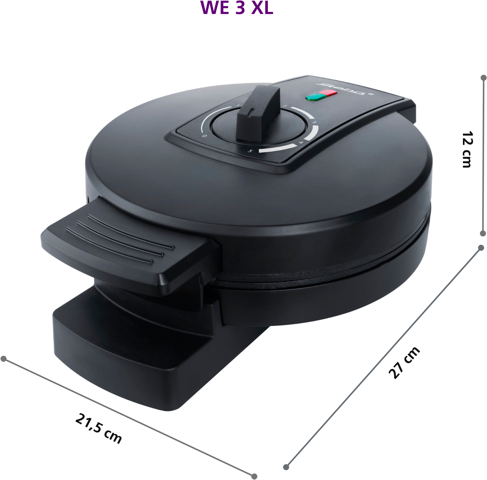 Steba Waffeleisen »WE 3 XL«, 900 W