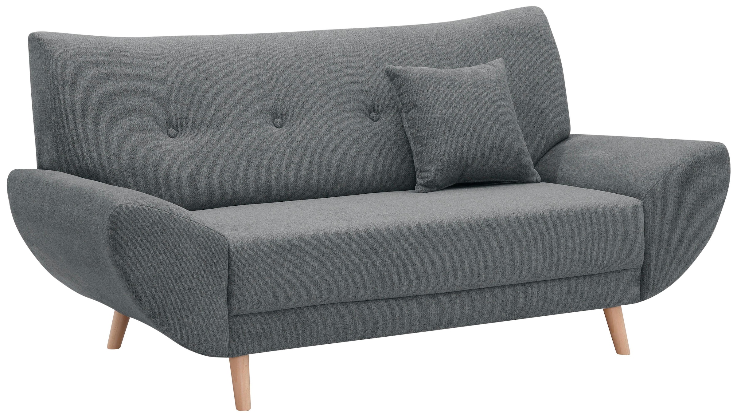 Home affaire 2-Sitzer "Basta, komfortable Wellenunterfederung, Breite 174cm"