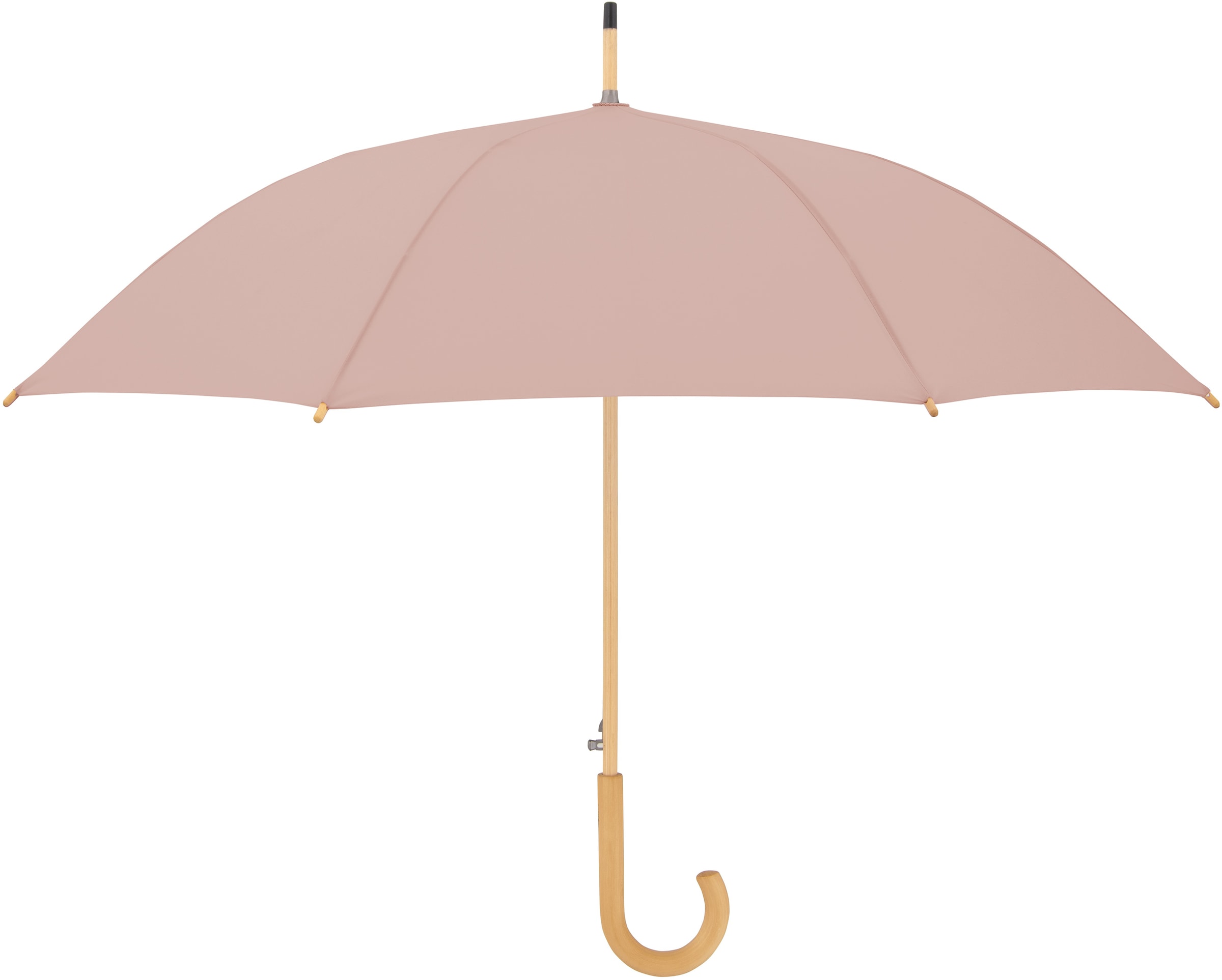 doppler® Stockregenschirm mit kaufen BAUR Holz aus gentle Long, recyceltem | Material aus »nature Schirmgriff rose«