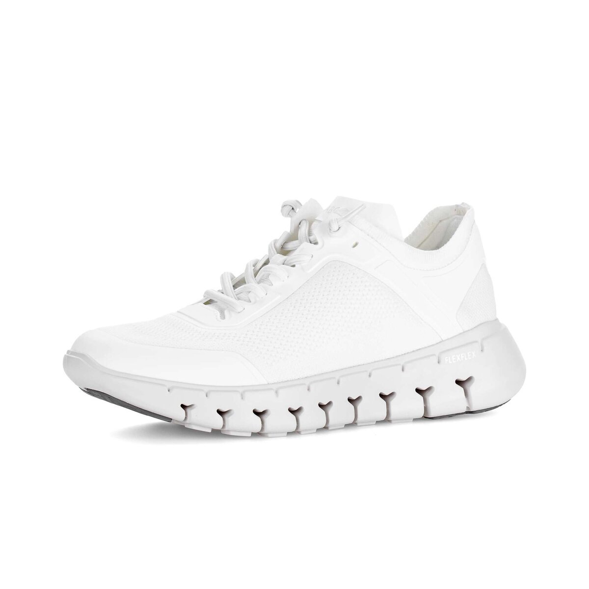Sneaker GABOR "Sneaker low", Damen, Gr. 37,5, weiß, Schuhe Sneaker
