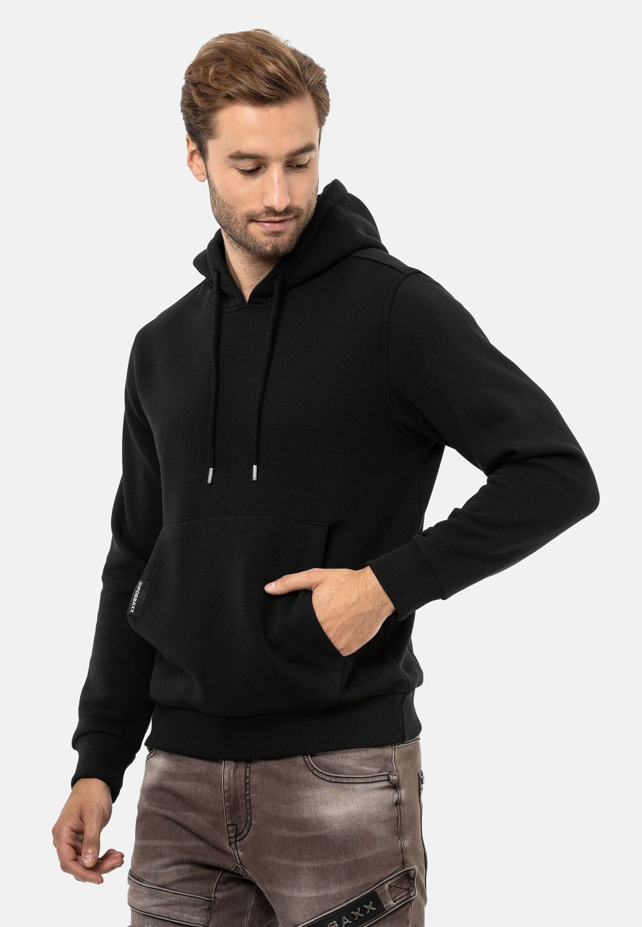 Cipo & Baxx Sweatshirt »Sweatshirts«, mit Kapuze, CL557