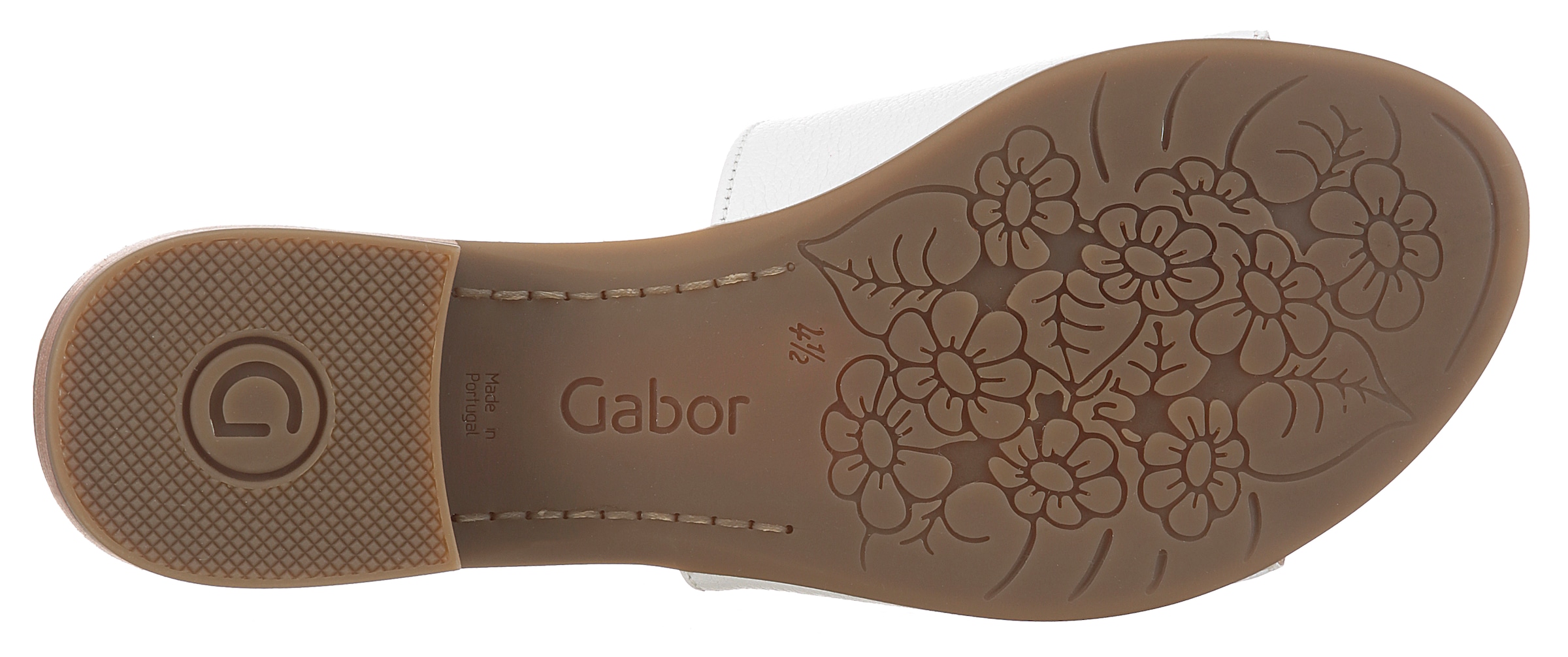 Gabor Pantolette »RHODOS«, Blockabsatz, Sommerschuh, Komfortschuh in Weite G (= weit)
