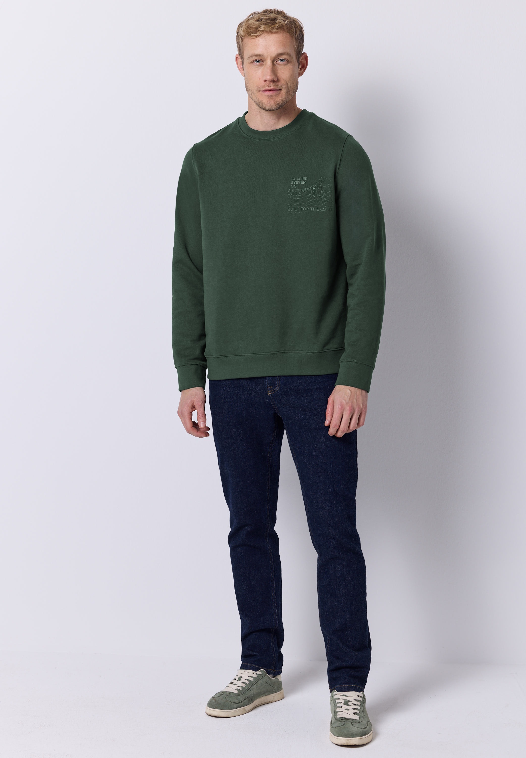 STREET ONE MEN Sweatshirt , im soften Baumwoll-Mix
