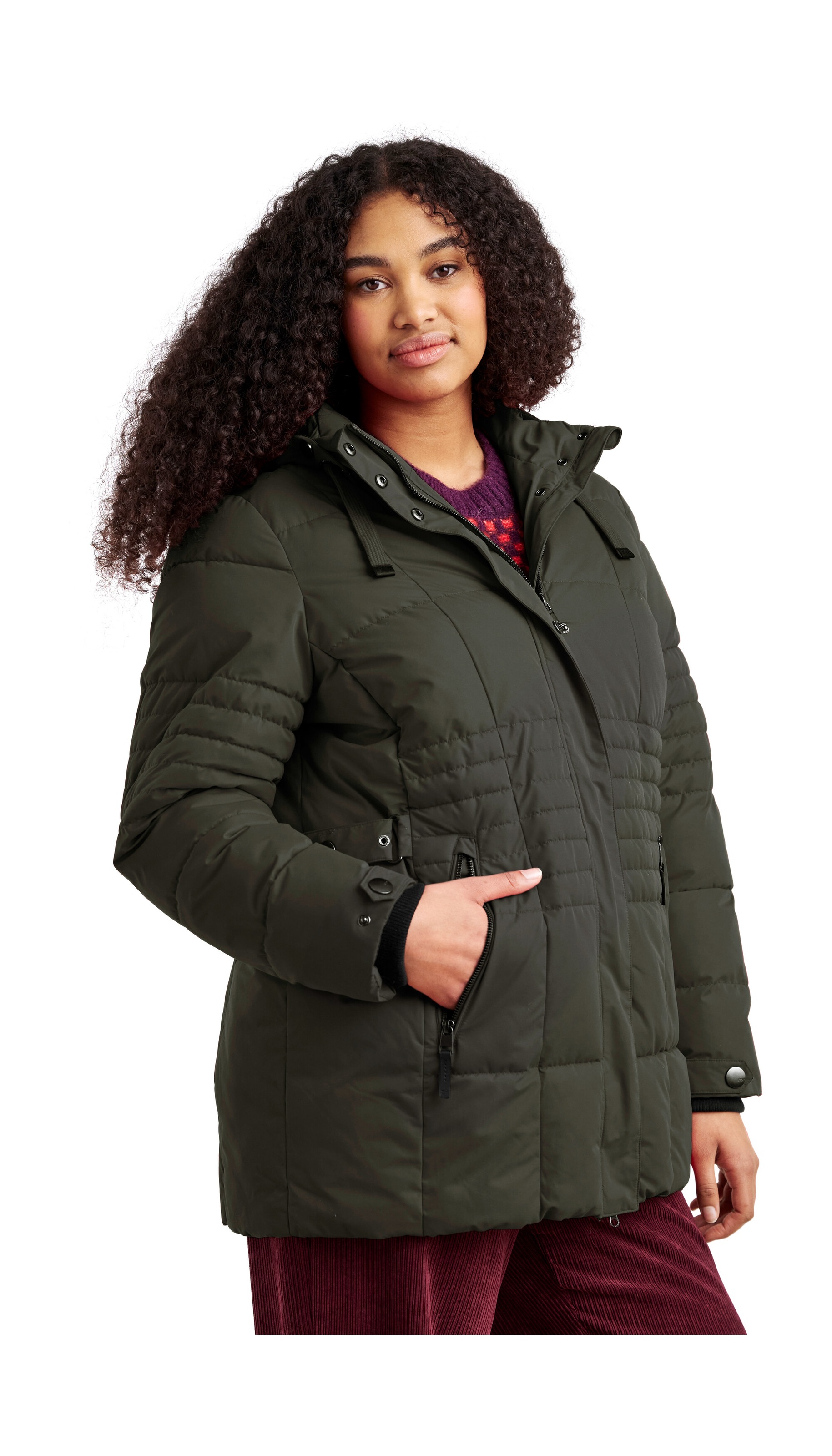 STOY Steppjacke »STW 3 WMN QLTD JCKT« Wasserabweisend, winddicht, atmungsaktiv, verstellbare Kapuze