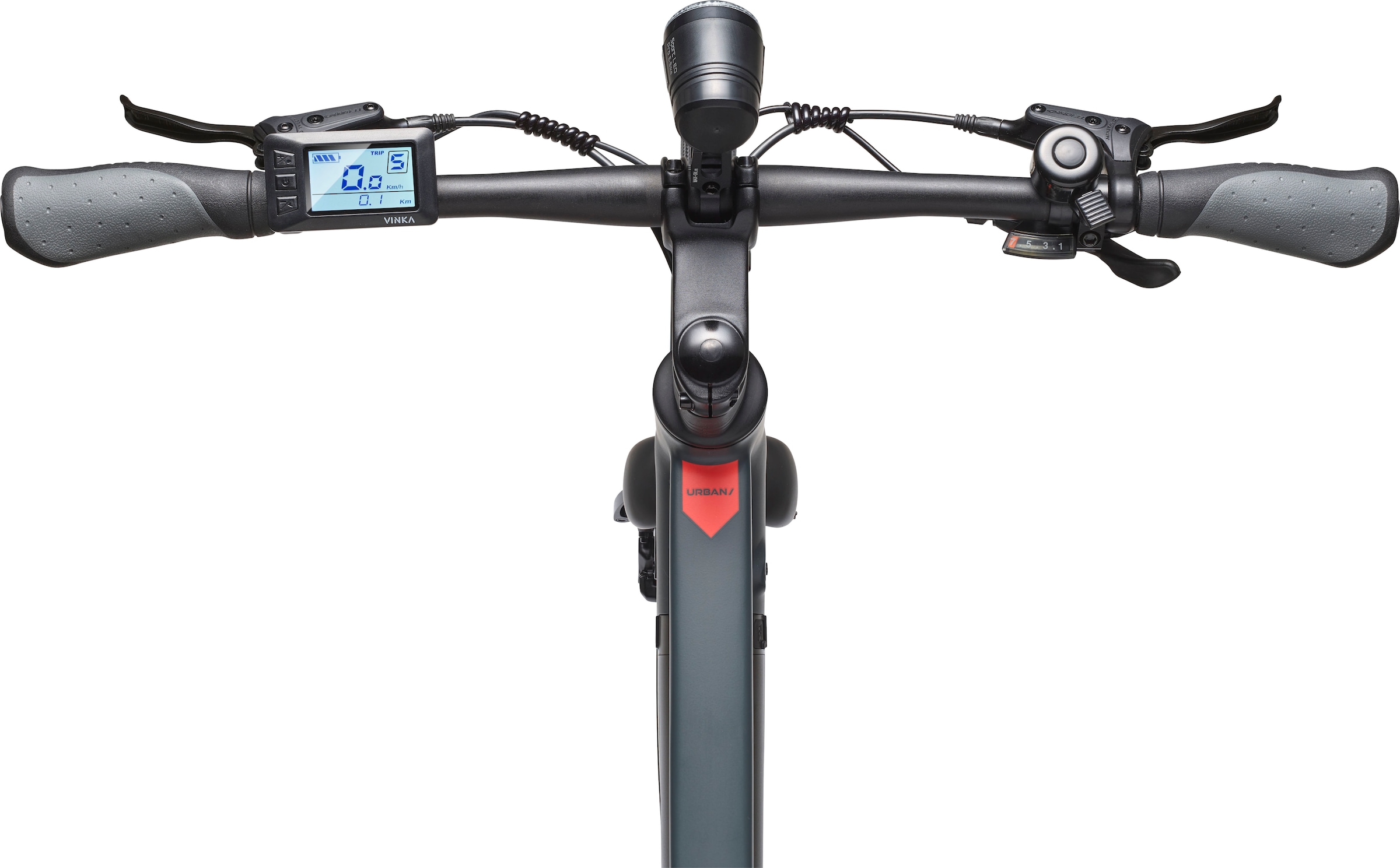 Telefunken E-Bike »UH210 Herren«, 7 Gang, Shimano, Heckmotor 250 W, (28 Zoll, Straßenzulassung, Drehmomentsensor), Pedelec, Elektrofahrrad für Herren, Urbanbike