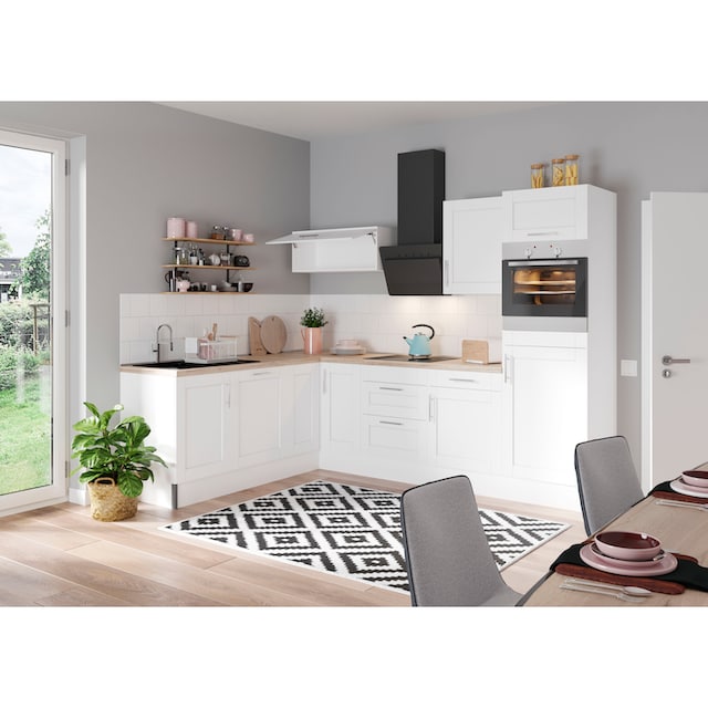 OPTIFIT Küche »Ahus«, 200 x 270 cm breit, wahlweise mit E-Geräten, Soft  Close Funktion | BAUR