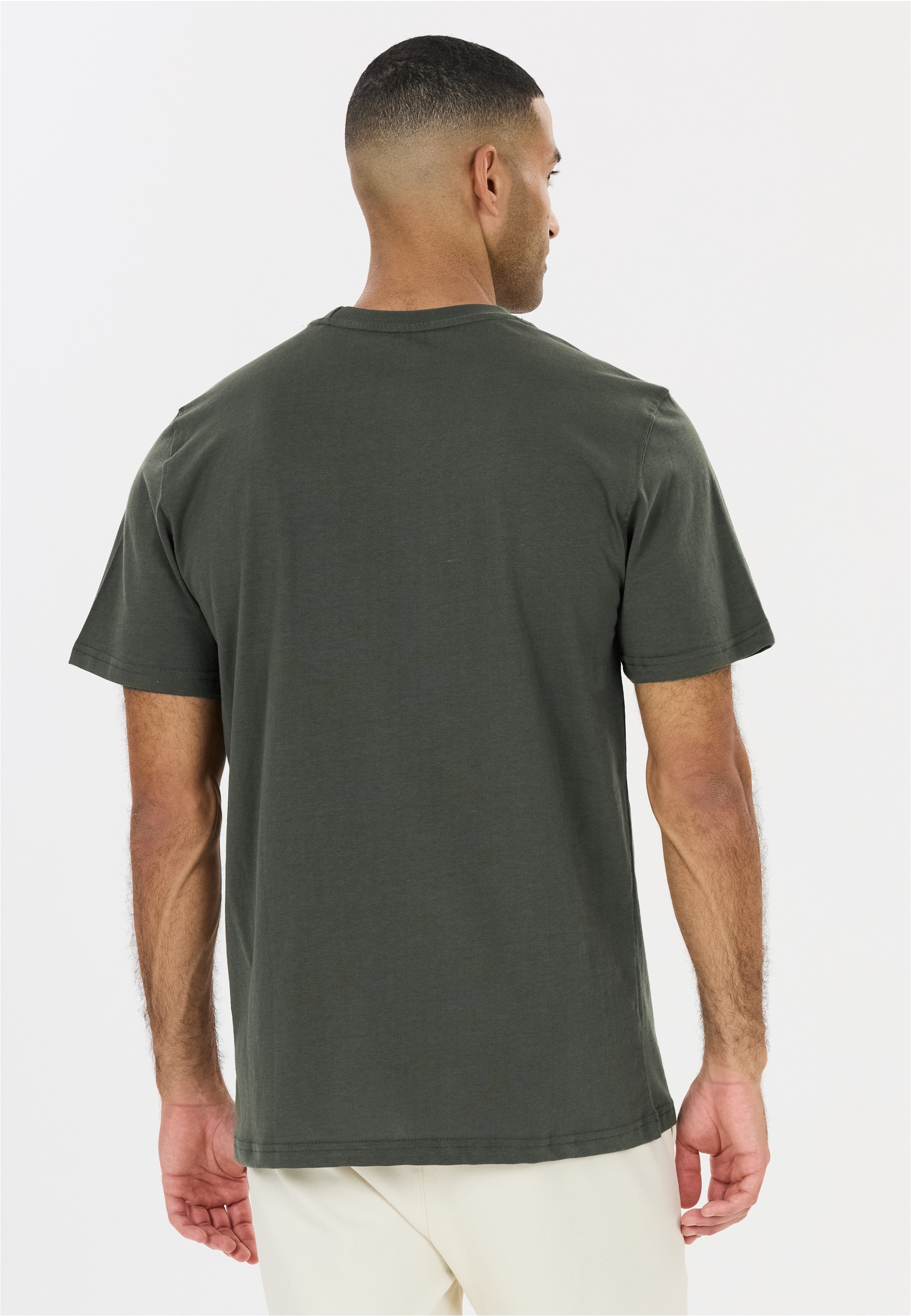 nou T-Shirt »Blanck« mit kleinem Print auf Brust