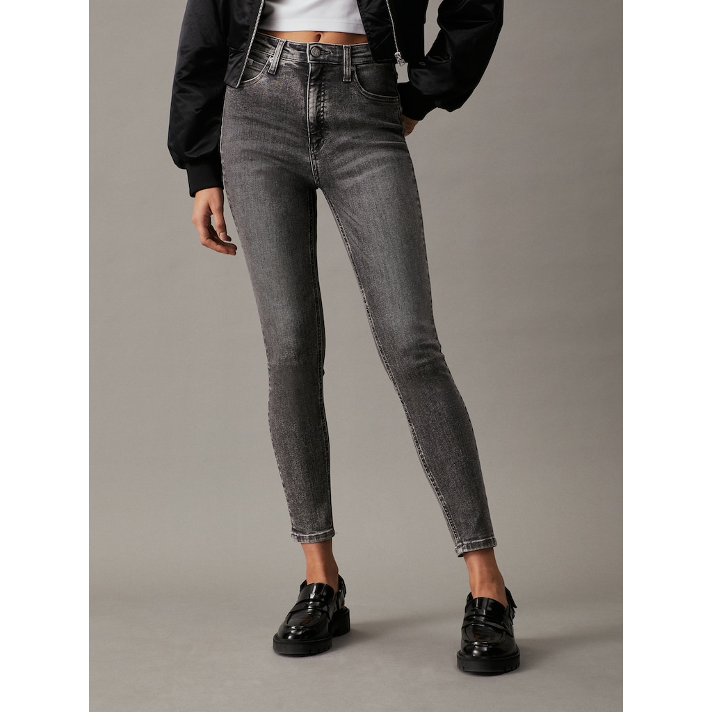 Calvin Klein Jeans Skinny-fit-Jeans »HIGH RISE SUPER SKINNY ANKLE«, in klassischer 5-Pocket-Form