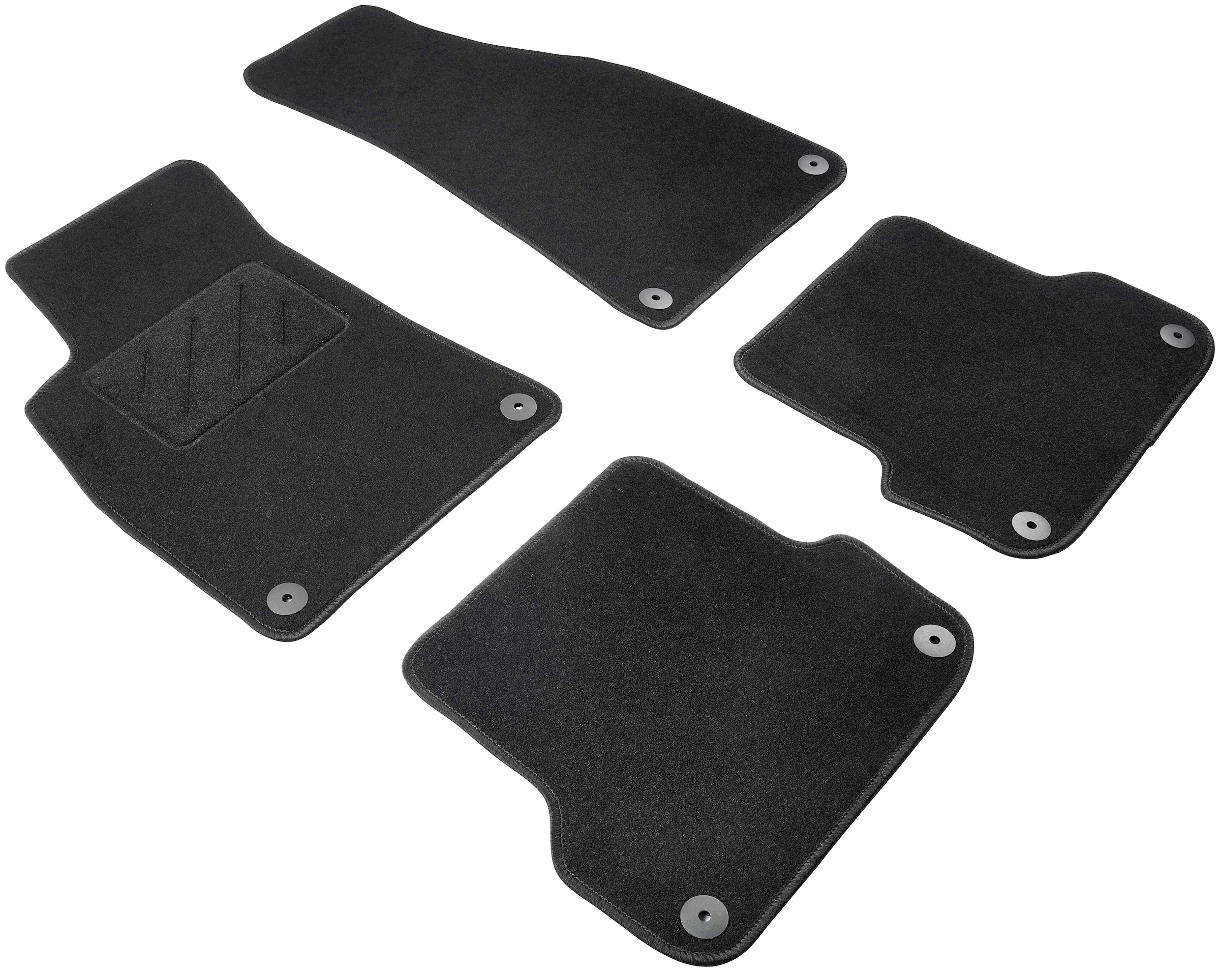 WALSER Passform-Fußmatten »Standard«, (4 St.), 2004-2008 B5 online | B6 B7 A4 BAUR 1994-2001, A4 Audi für kaufen 2000-2005, A4