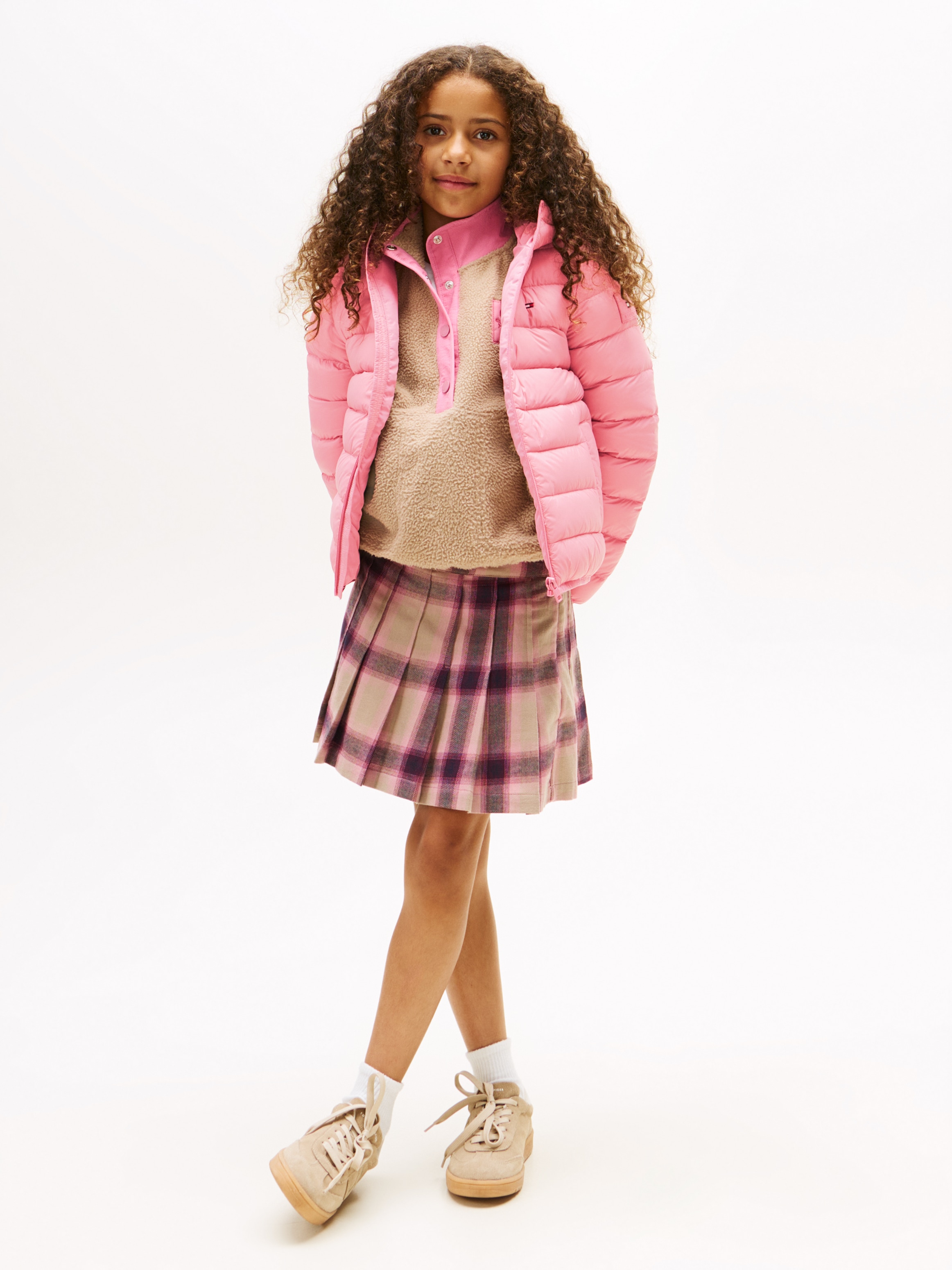 Tommy Hilfiger Steppjacke »U LIGHT DOWN HOODED JACKET« mit Kapuze Kinder bis 16 Jahre