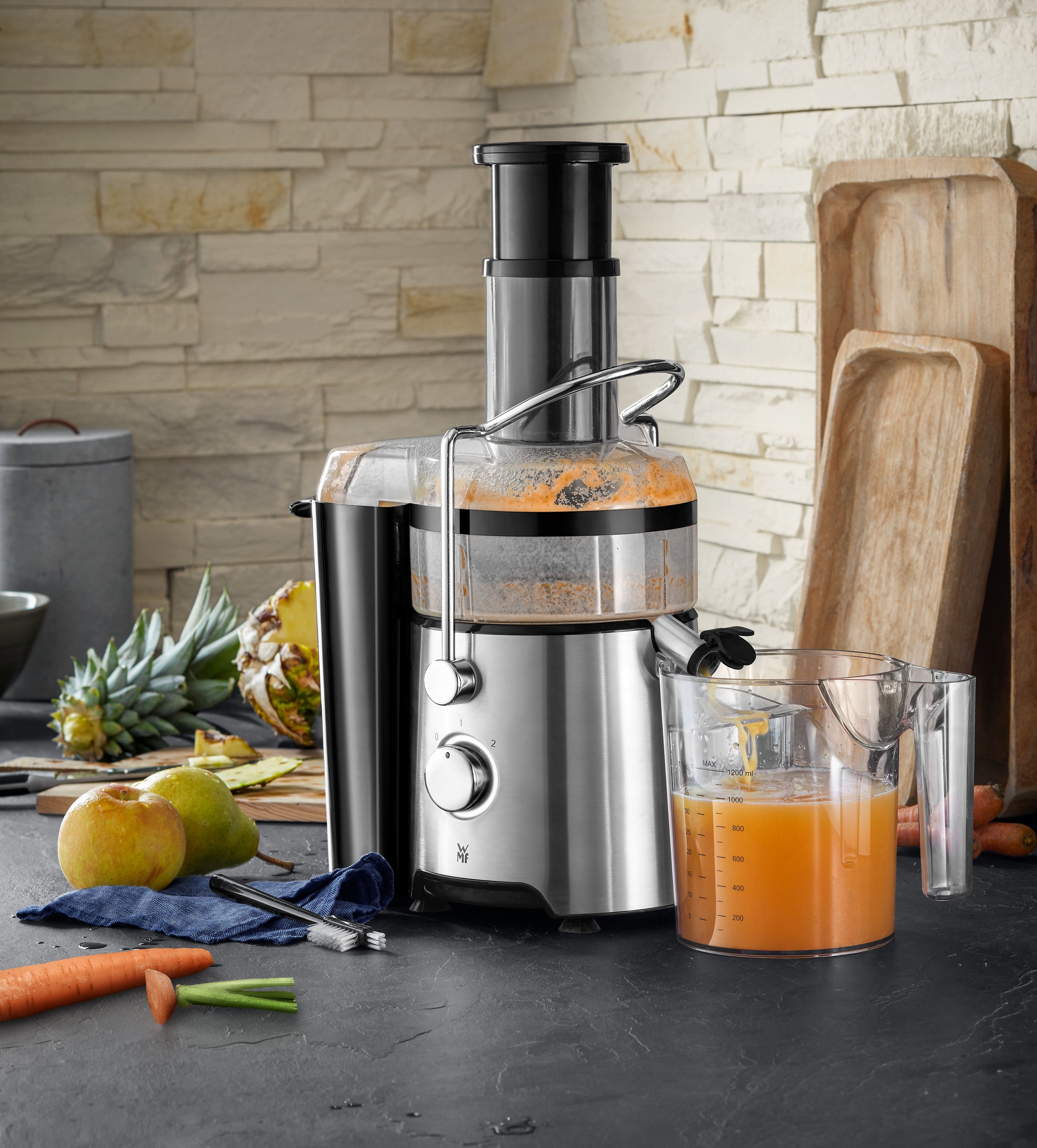 WMF Entsafter "Kult X, elektrische Obst Gemüse Saftpresse aus Edelstahl, 50 günstig online kaufen
