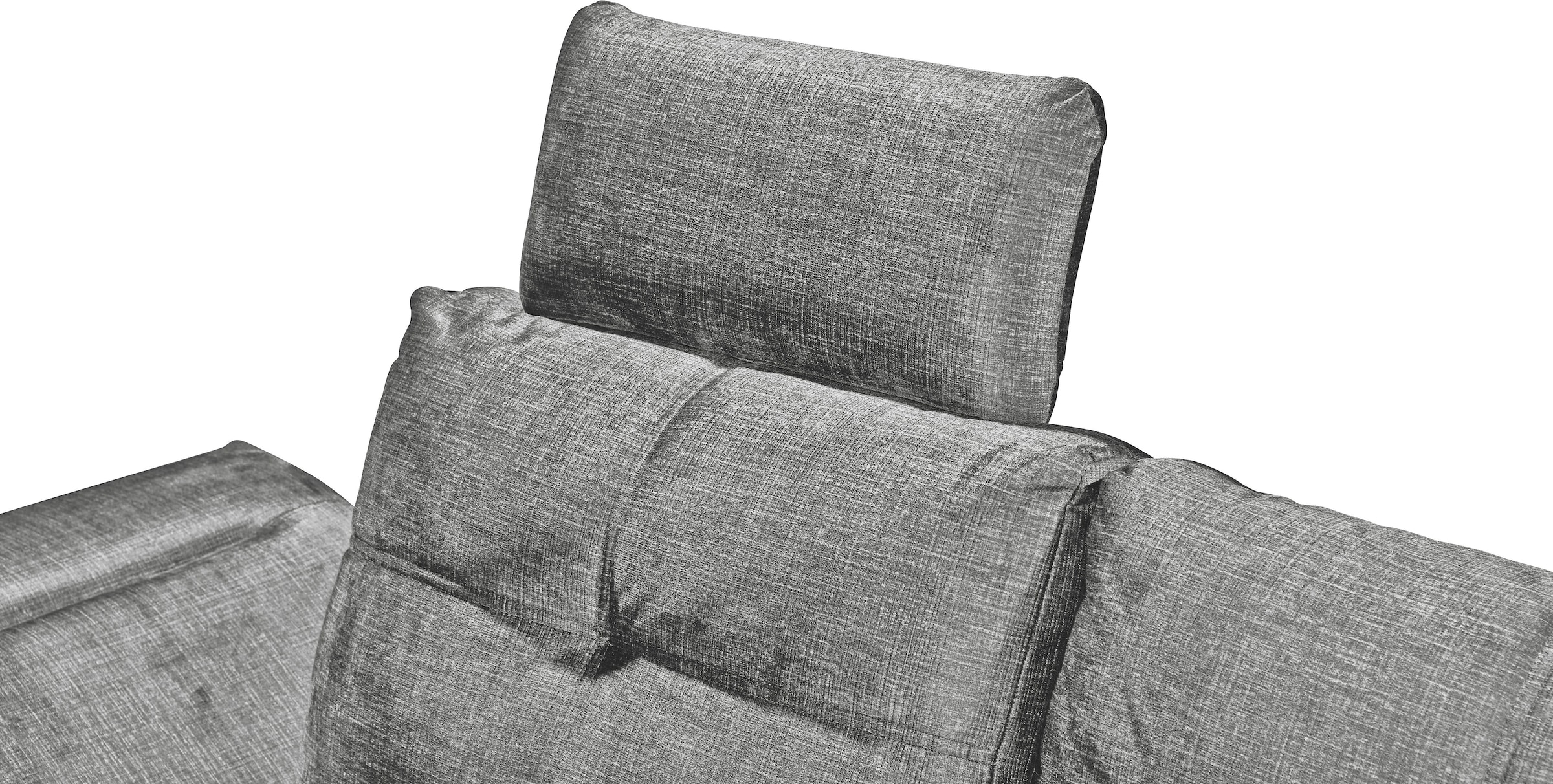 ED EXCITING DESIGN Ecksofa »Alija L-Form«, mit Bettfunktion, Armteilverstellung & Kopfstützen