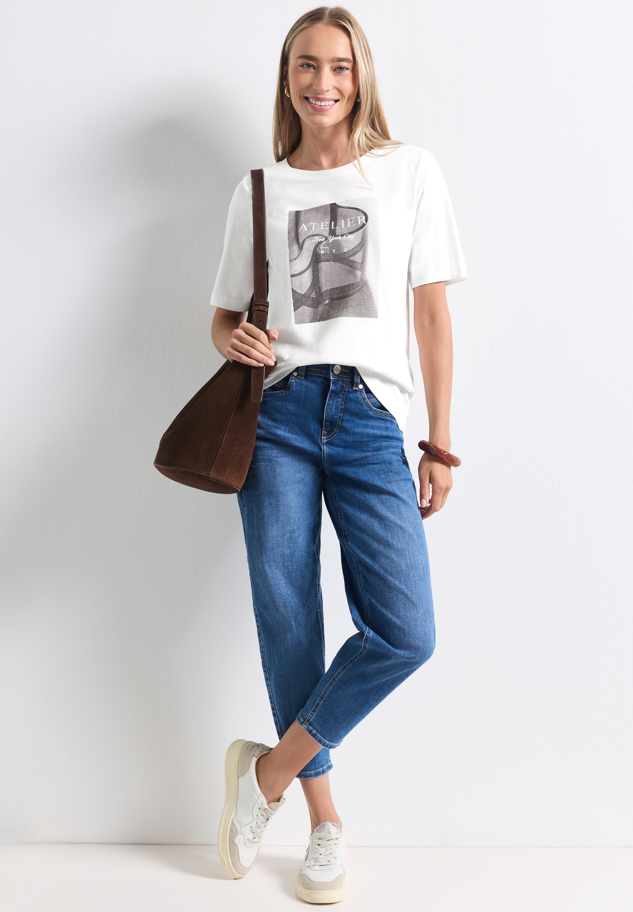 STREET ONE T-Shirt im soften Baumwoll-Mix