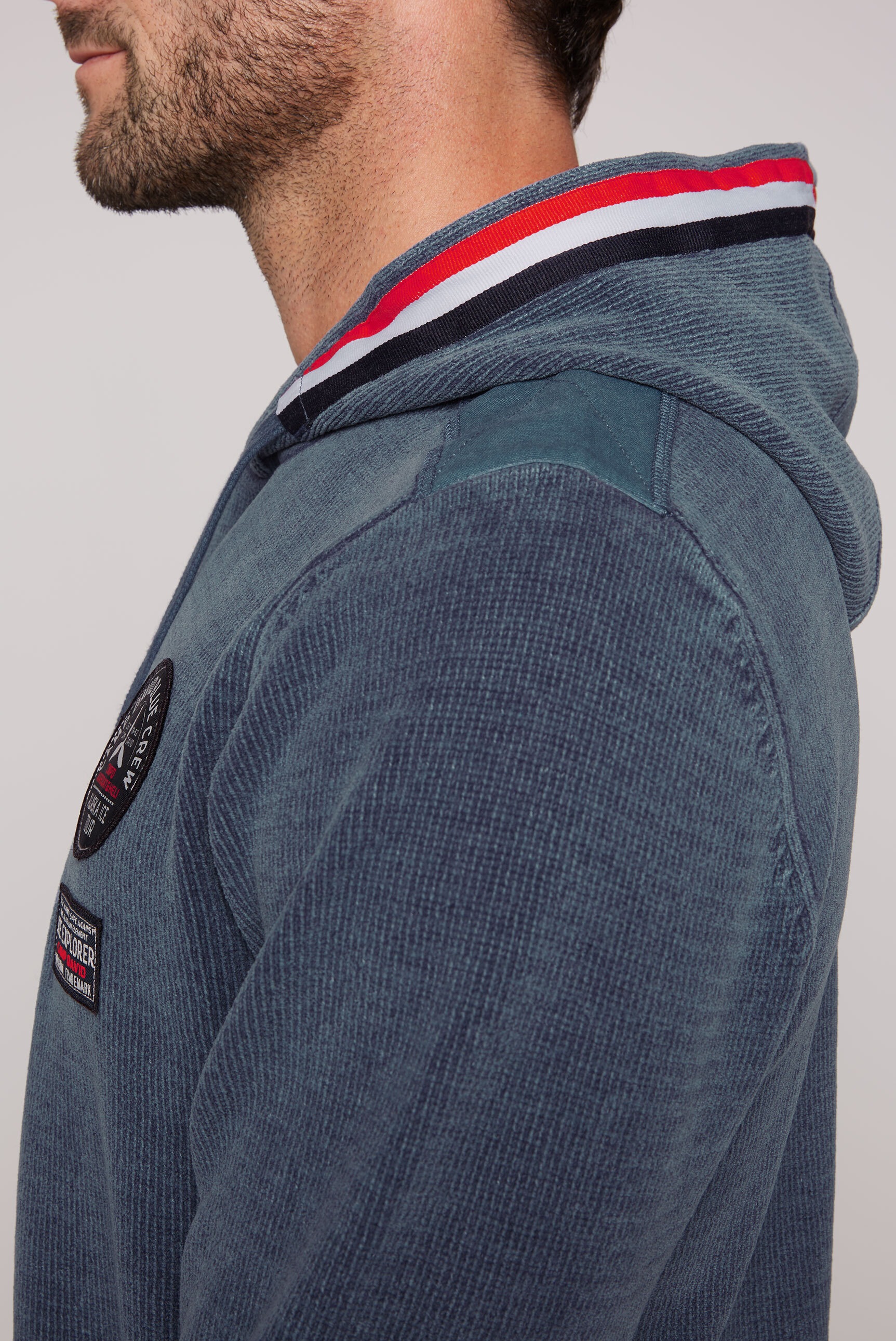 CAMP DAVID Kapuzenpullover, aus Baumwolle