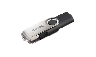 Hama USB-Stick »USB-Stick "Rotate", USB 2.0, 32GB, 10MB/s, Schwarz/Silber«,... kaufen