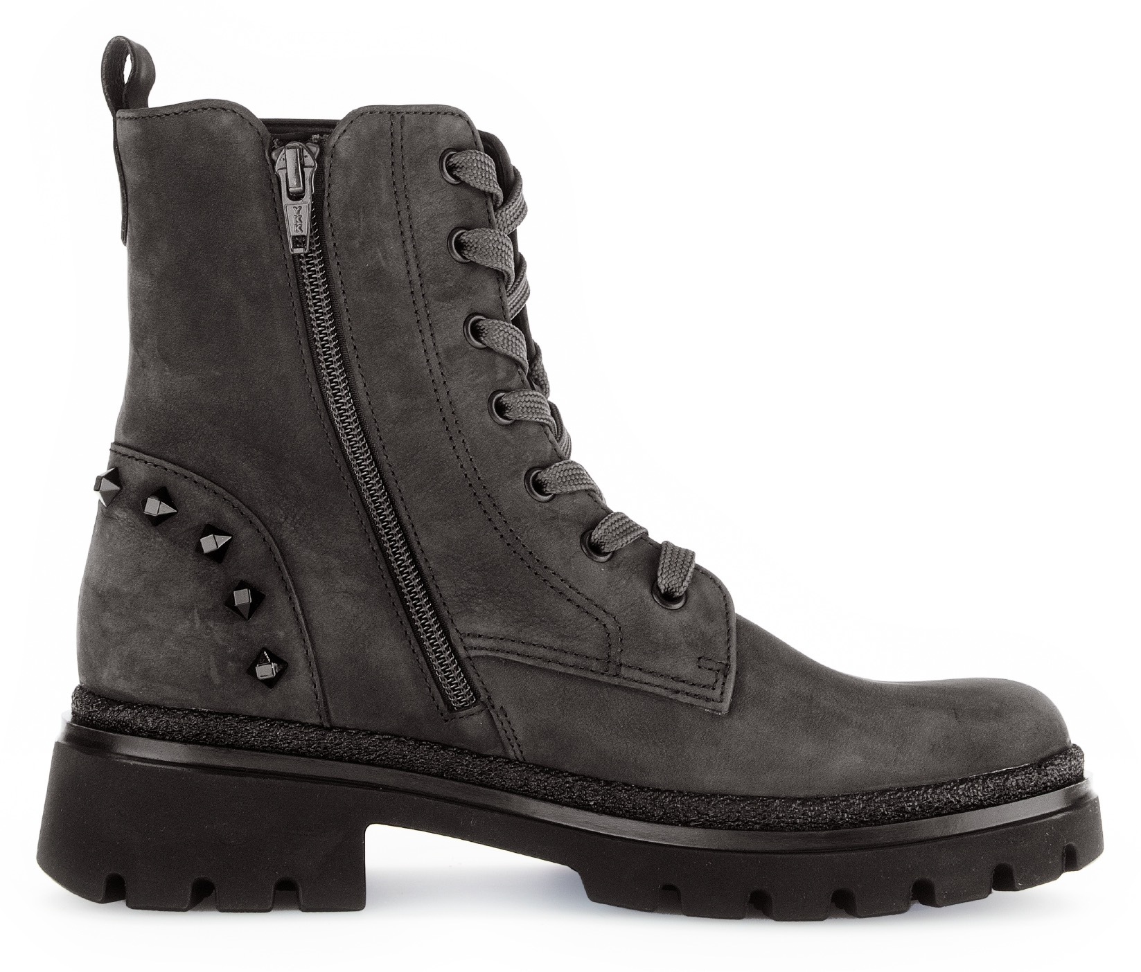 Gabor Schnürboots »Florenz«, Blockabsatz, Schnürstiefelette, Komfortschuh in Weite G (= weit)