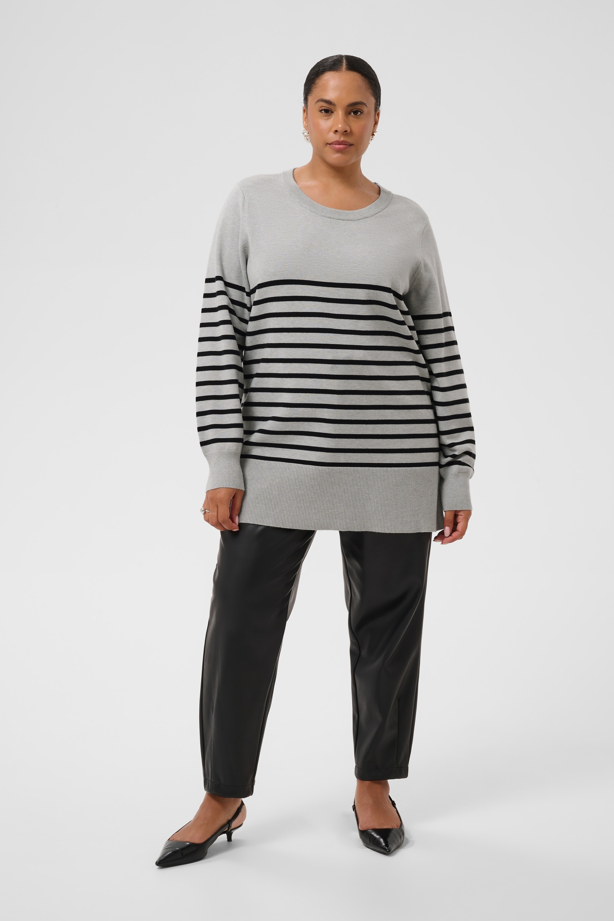 KAFFE Curve Stricktunika »Damen Stricktunika KCliona«
