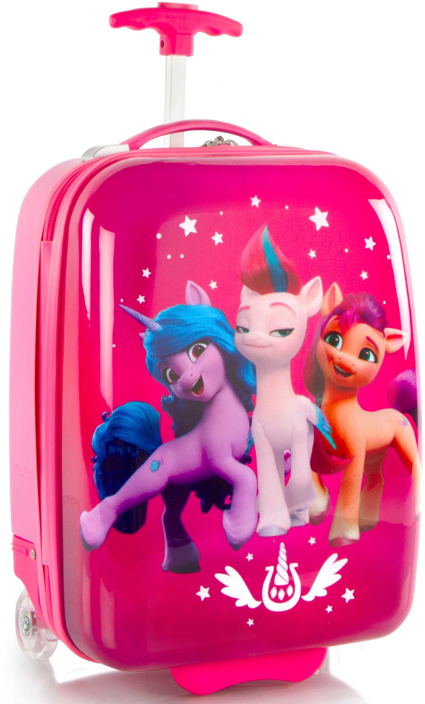 Heys Kinderkoffer "My Little Pony pink, 46 cm", 2 Rollen, Kindertrolley Kinderreisegepäck Handgepäck-Koffer