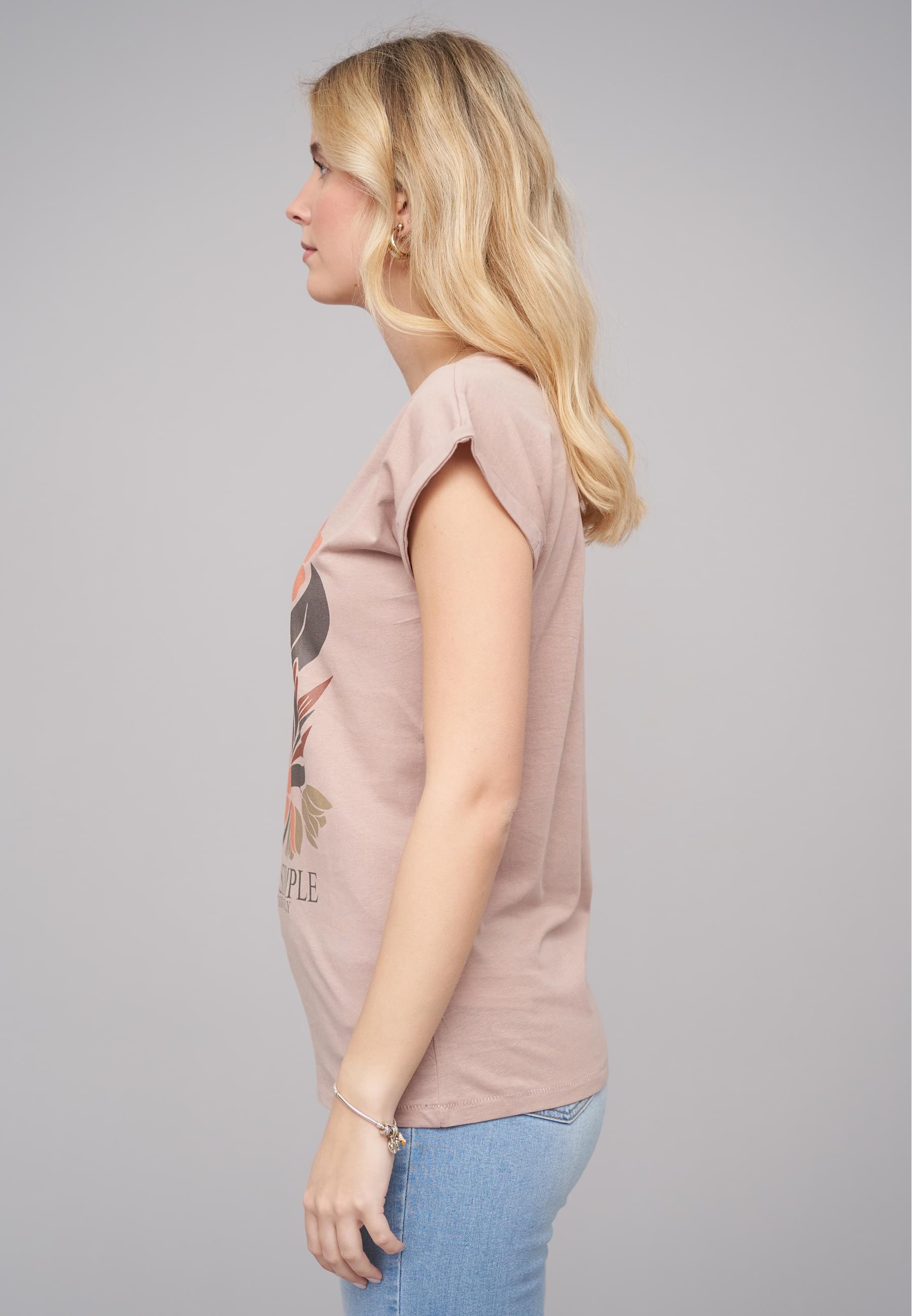 CLOUD 5IVE T-Shirt »CLOUD 5IVE Ladies 77 Live Simple Tee«, (1 tlg.)