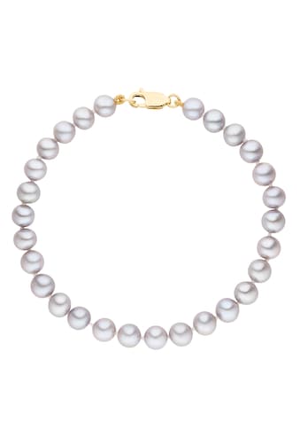Perlenarmband »Schmuck Geschenk Gold 375 Armschmuck Armkette Perle«, zu Kleid, Shirt,...