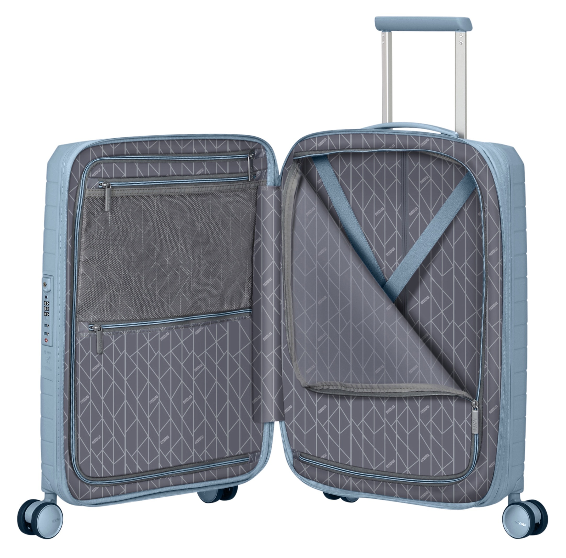 American Tourister® Hartschalen-Trolley »FASTFORWARD, verschiedene Größen und Farben«, 4 Rollen, Hartschalen-Koffer personalisierbar TSA-Schloss Volumenerweiterung