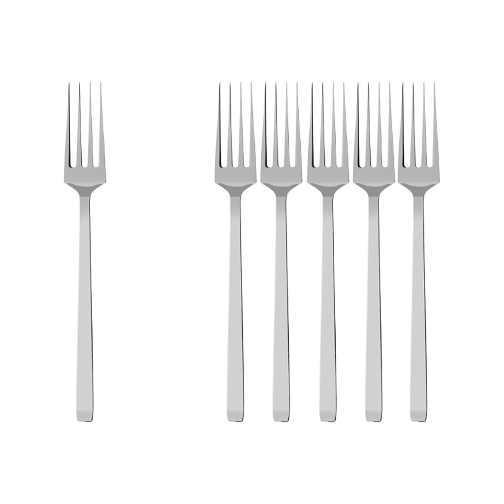 Villeroy & Boch Tafelgabel "Tafelgabel La Classica 208 mm 6er Set silber" Spülmaschinenfest