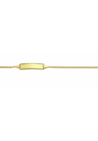 Goldarmband »Damen Goldschmuck 333 Gold Flach Panzer Armband 16 cm«, 333 Gold Flach...