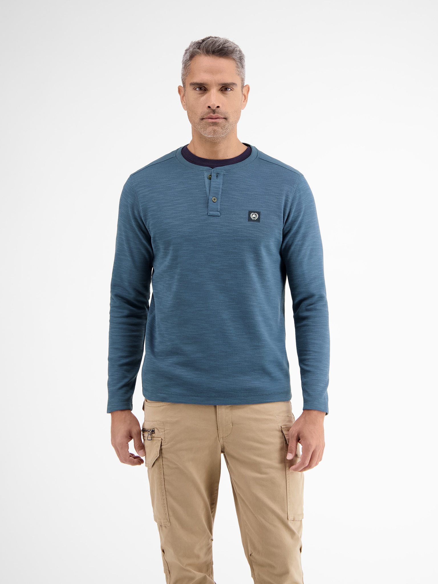 LERROS Langarmshirt, mit Serafino Ausschnitt günstig online kaufen