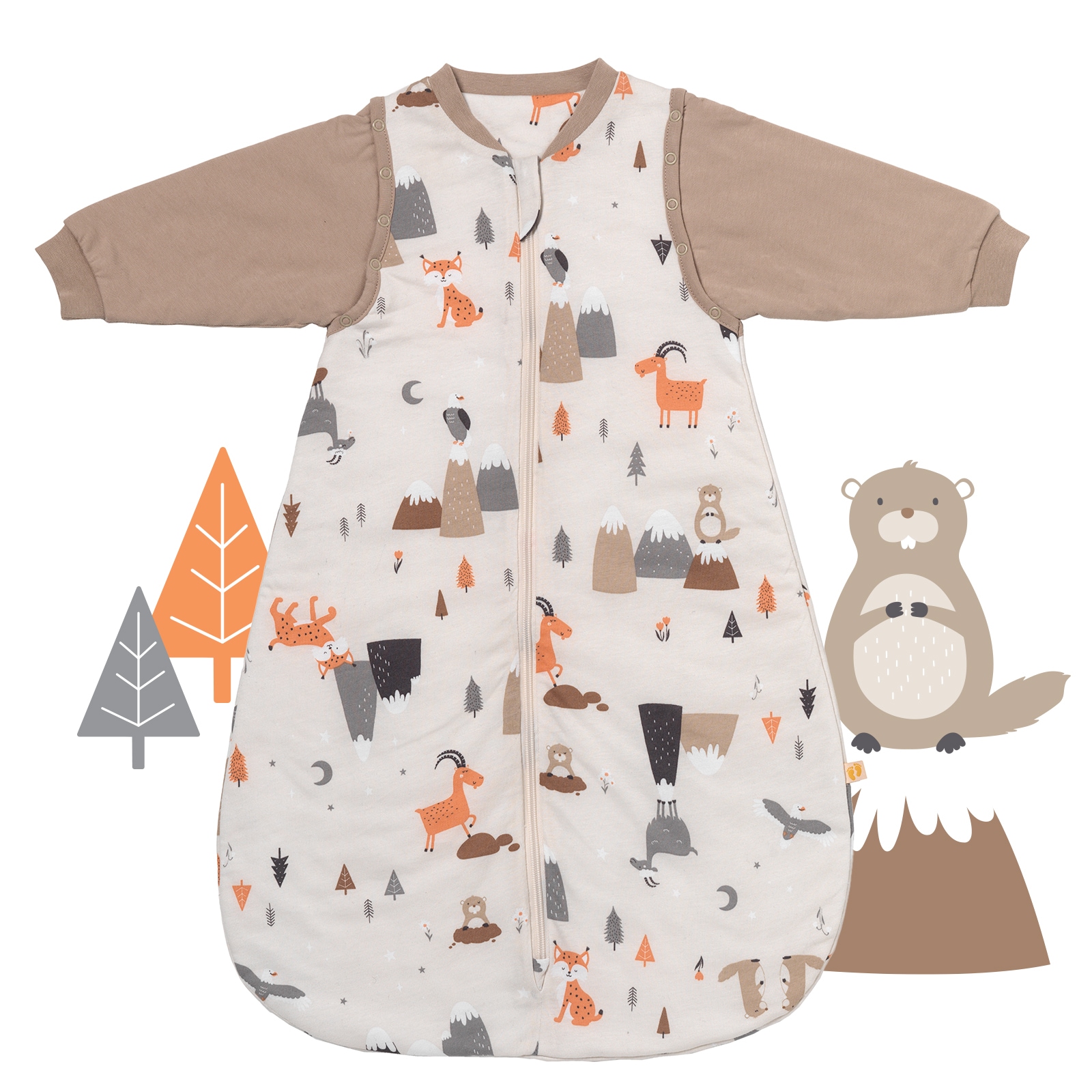 Schlummersack Babyschlafsack "Schlafsack ohne Füßen 1.0 Tog"
