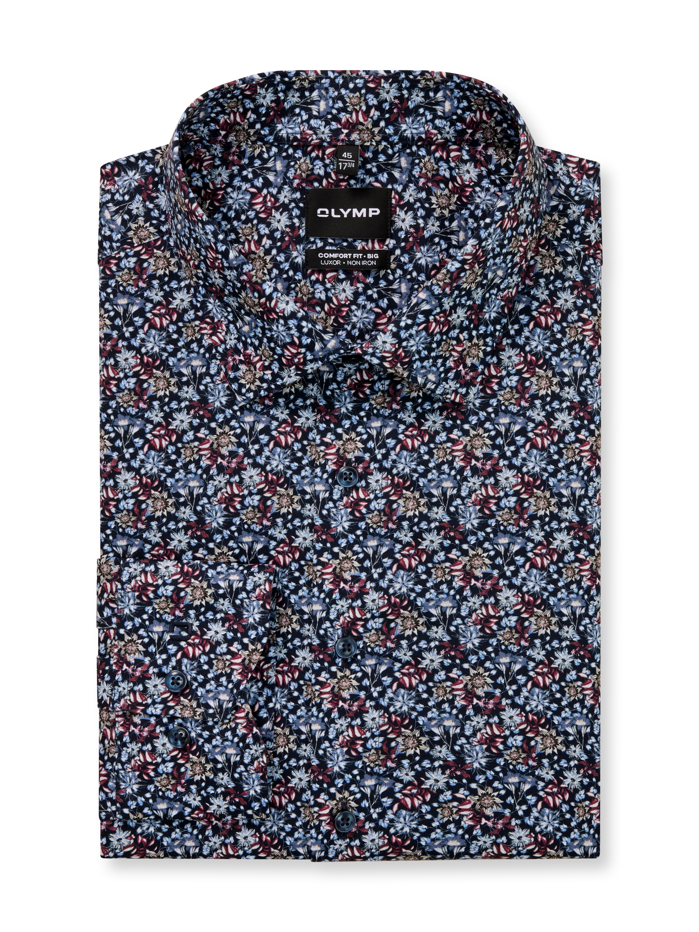 OLYMP Langarmhemd »Big & Tall« Neue COMFORT FIT BIG Kollektion, New-Kentkragen