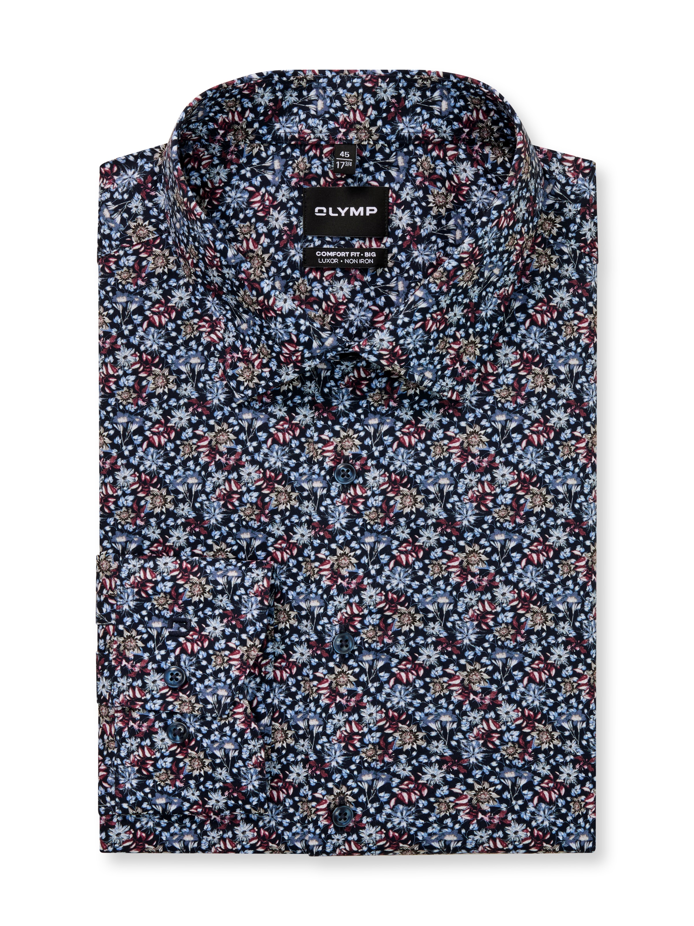 OLYMP Langarmhemd "Big & Tall", Neue COMFORT FIT BIG Kollektion, New-Kentkr günstig online kaufen