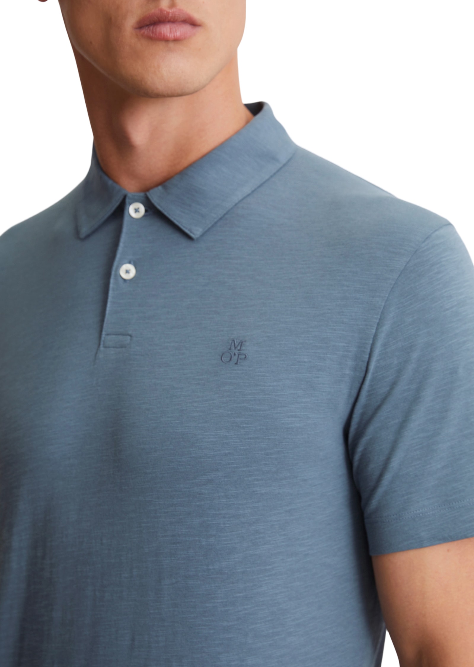 Marc O'Polo Poloshirt »in softer Slub-Jersey-Qualität«