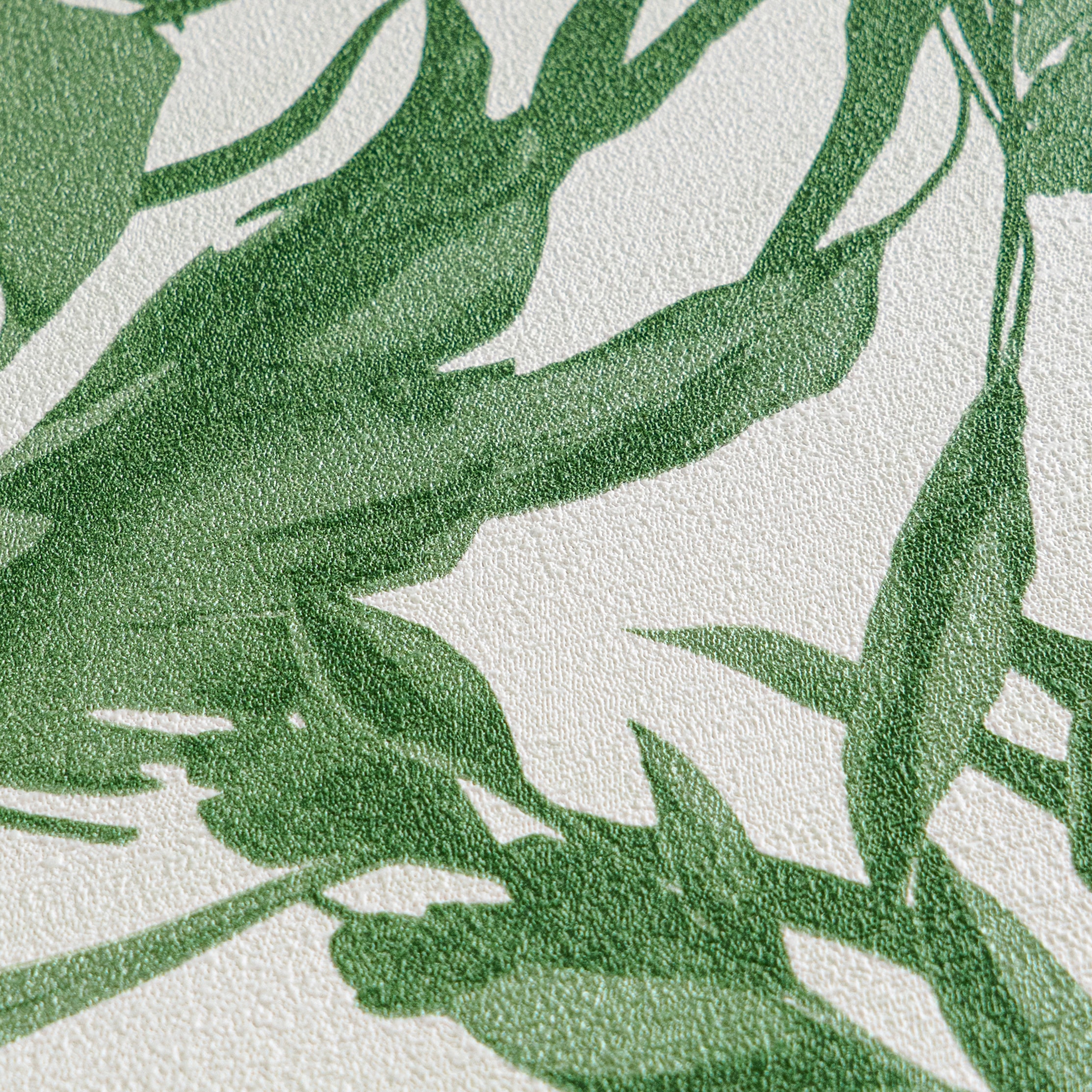 CosmoLiving by Cosmopolitan Vliestapete »Earthlines – Tropische Vliestapete« matt strukturiert Natürliche Blätter in harmonischer Eleganz