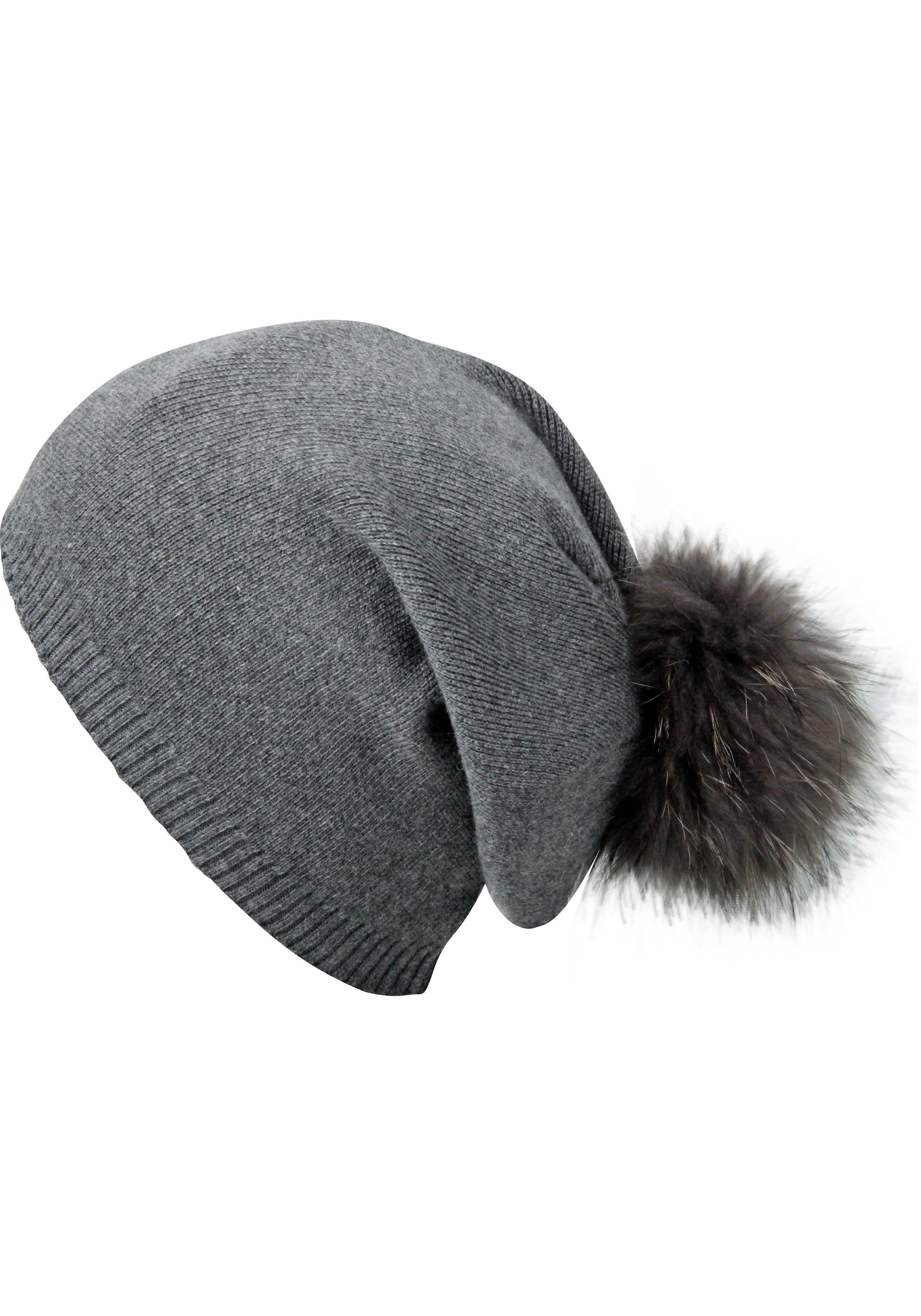 Capelli New York Beanie, mit Metall-Logo an der Krempe