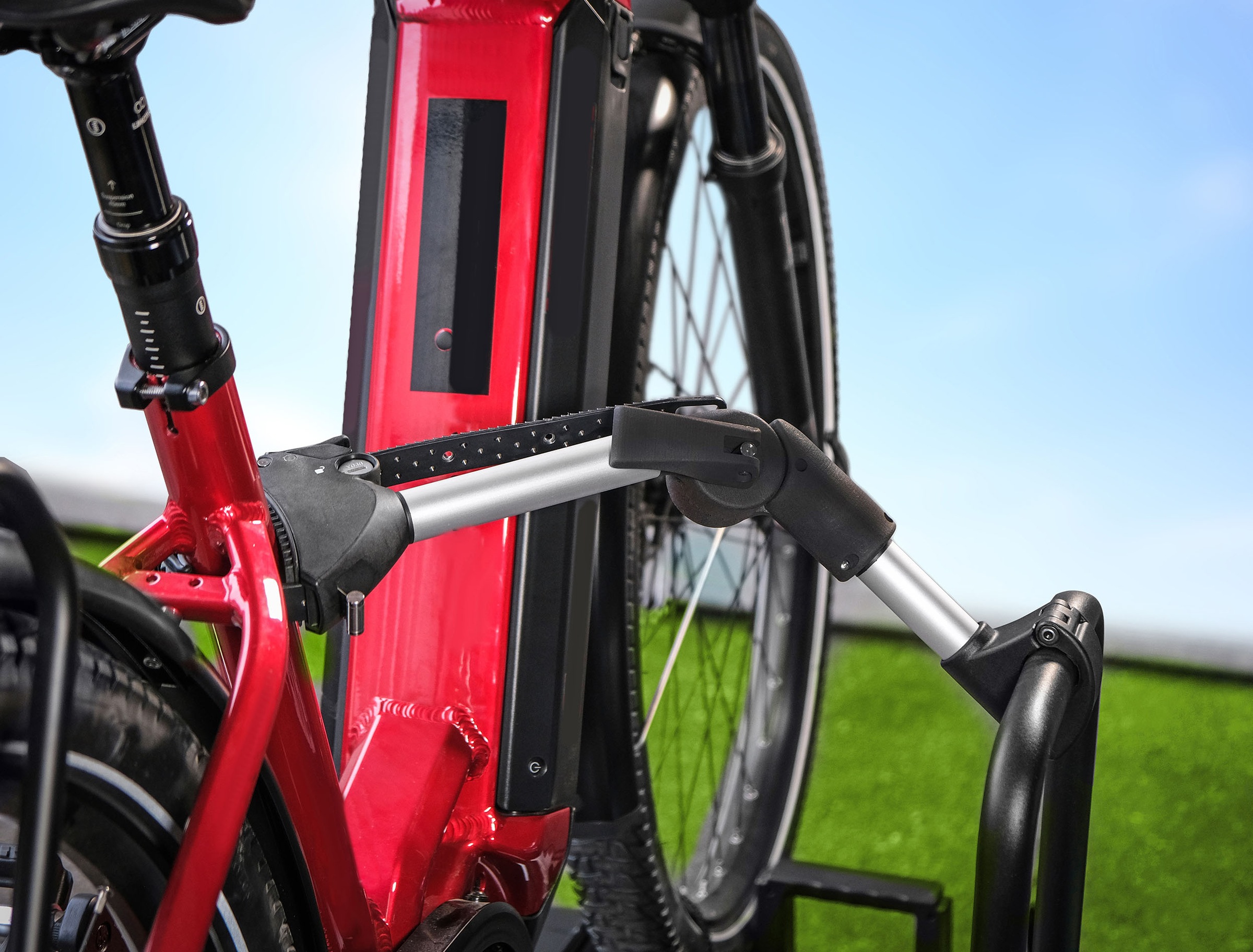 EUFAB Fahrradträger-Rahmenhalter »Verstellbarer Strap-Rahmenhalter 27cm«