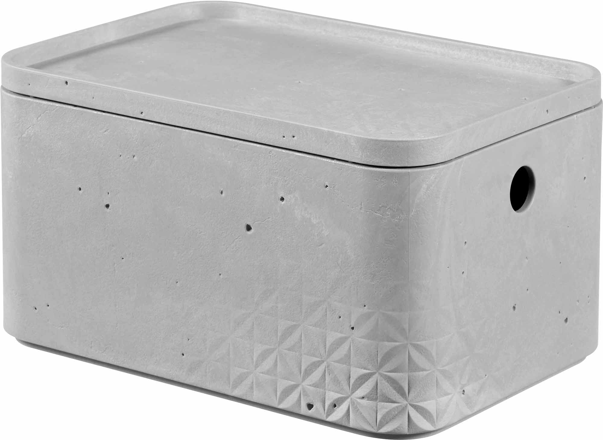 Curver Organizer »BETON S«, (Set, 3 St.), Aufbewahrungsbox, stapelbar, je 4 Liter